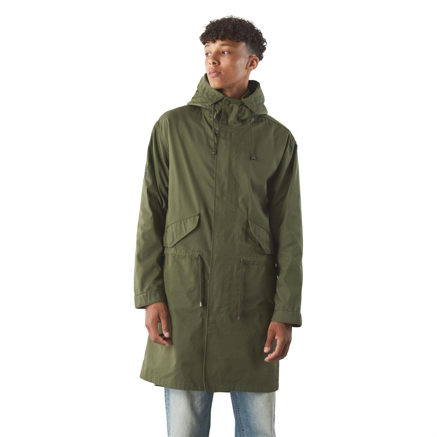 Pretty Green Walker Hooded Oversize Parka Jacket