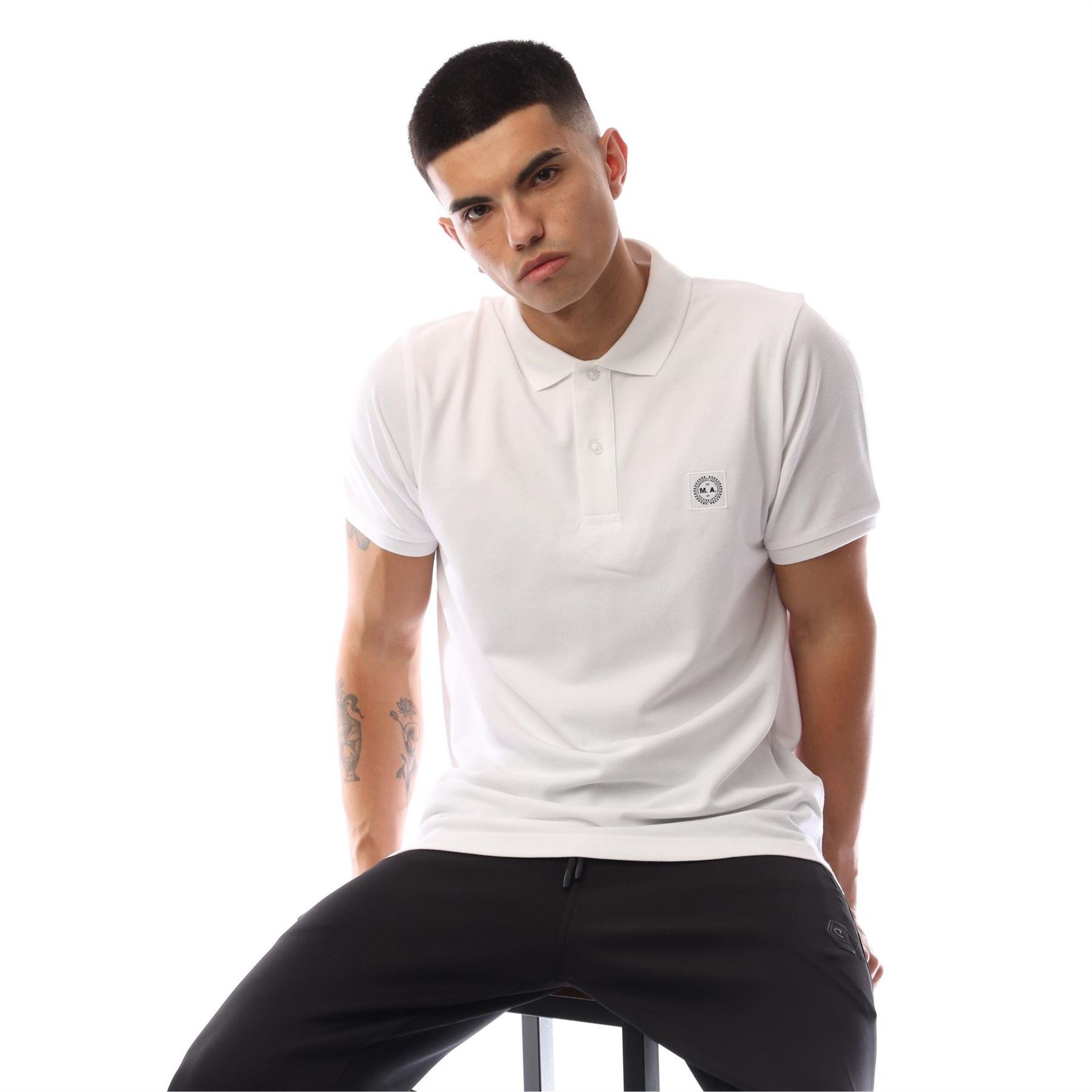 Marshall Artist Siren Collared Neck Short Sleeve Polo Shirt