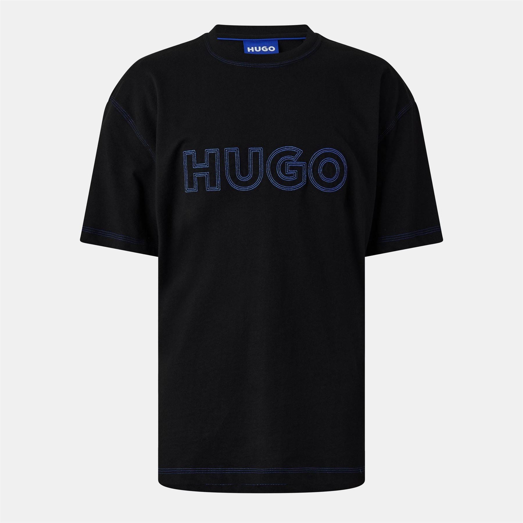 Hugo Regular Fit Crew Neck Lettering T-Shirt
