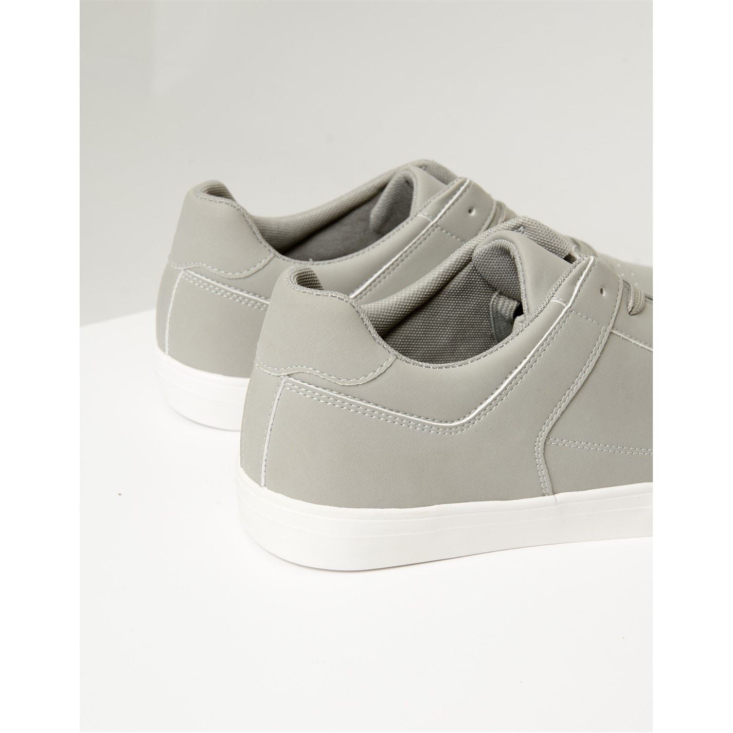 Threadbare Austin Stitch Detailed Court Trainers