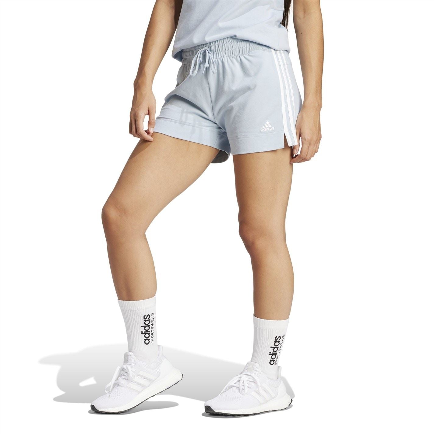 adidas Womens Essentials 3 Stripe Shorts