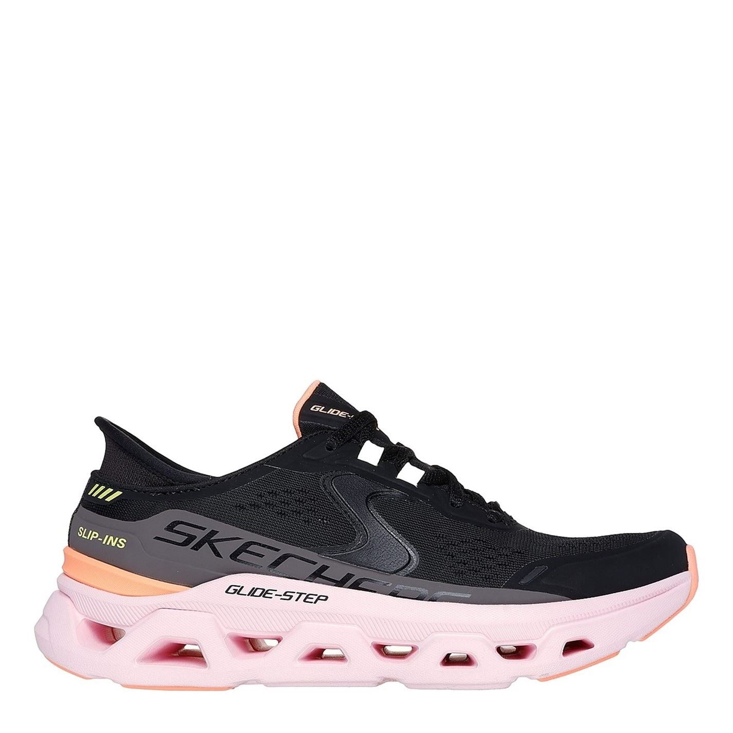 Skechers Glide Step Low Top Chunky Heel Sneakers