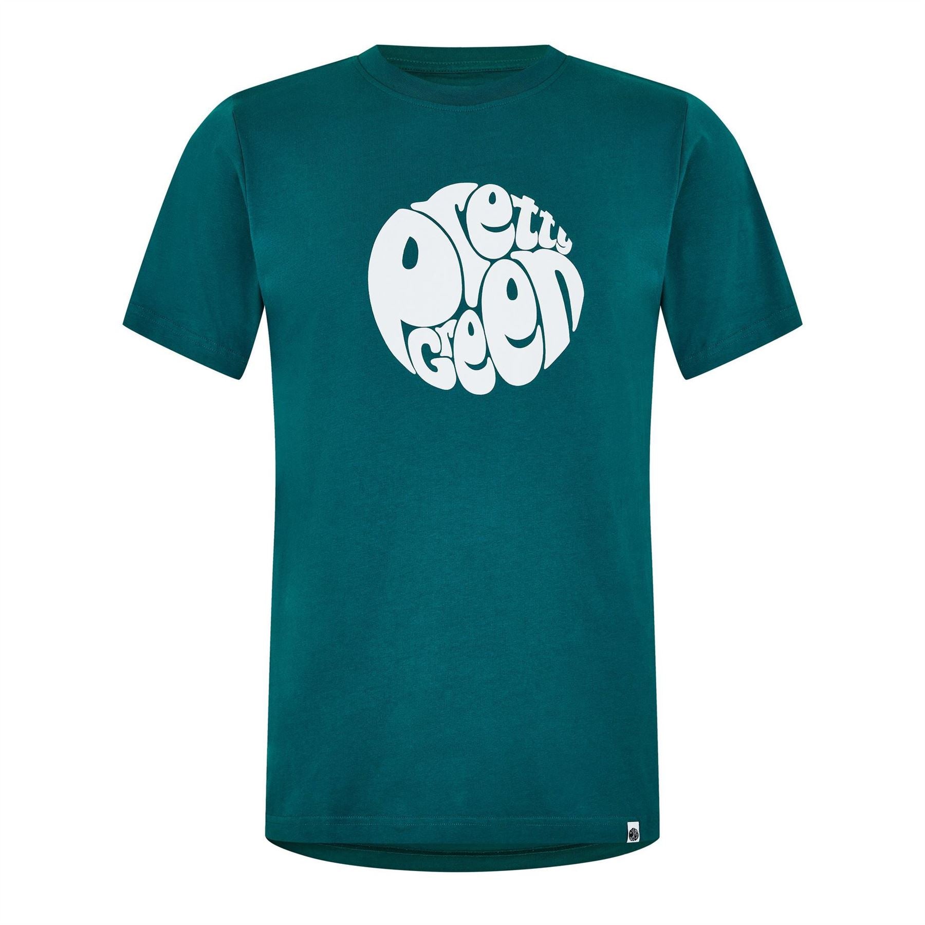 Pretty Green Logo Print Crew Neck Short Sleeve T-Shirt