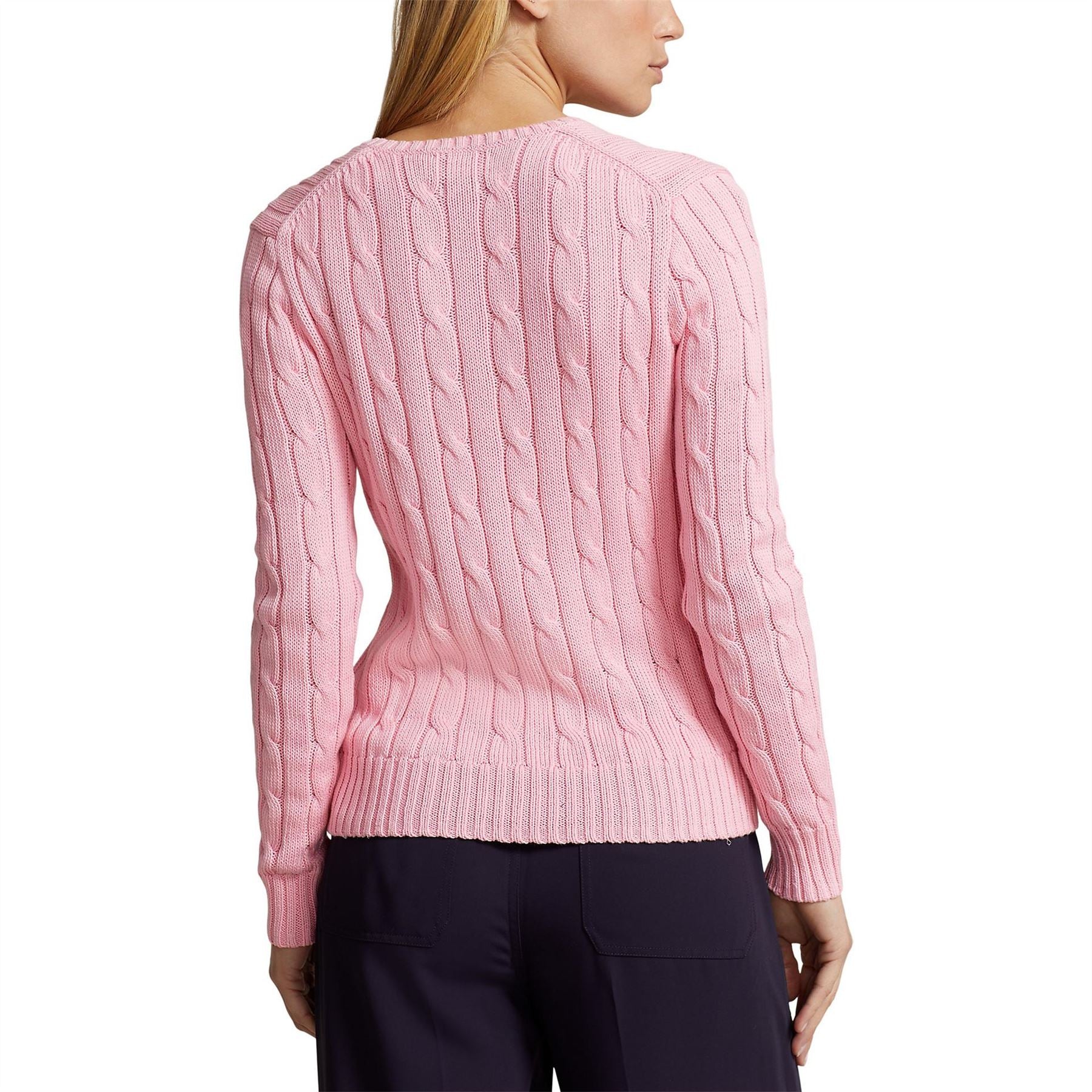 Polo Ralph Lauren Cable Knit V Neck Jumper