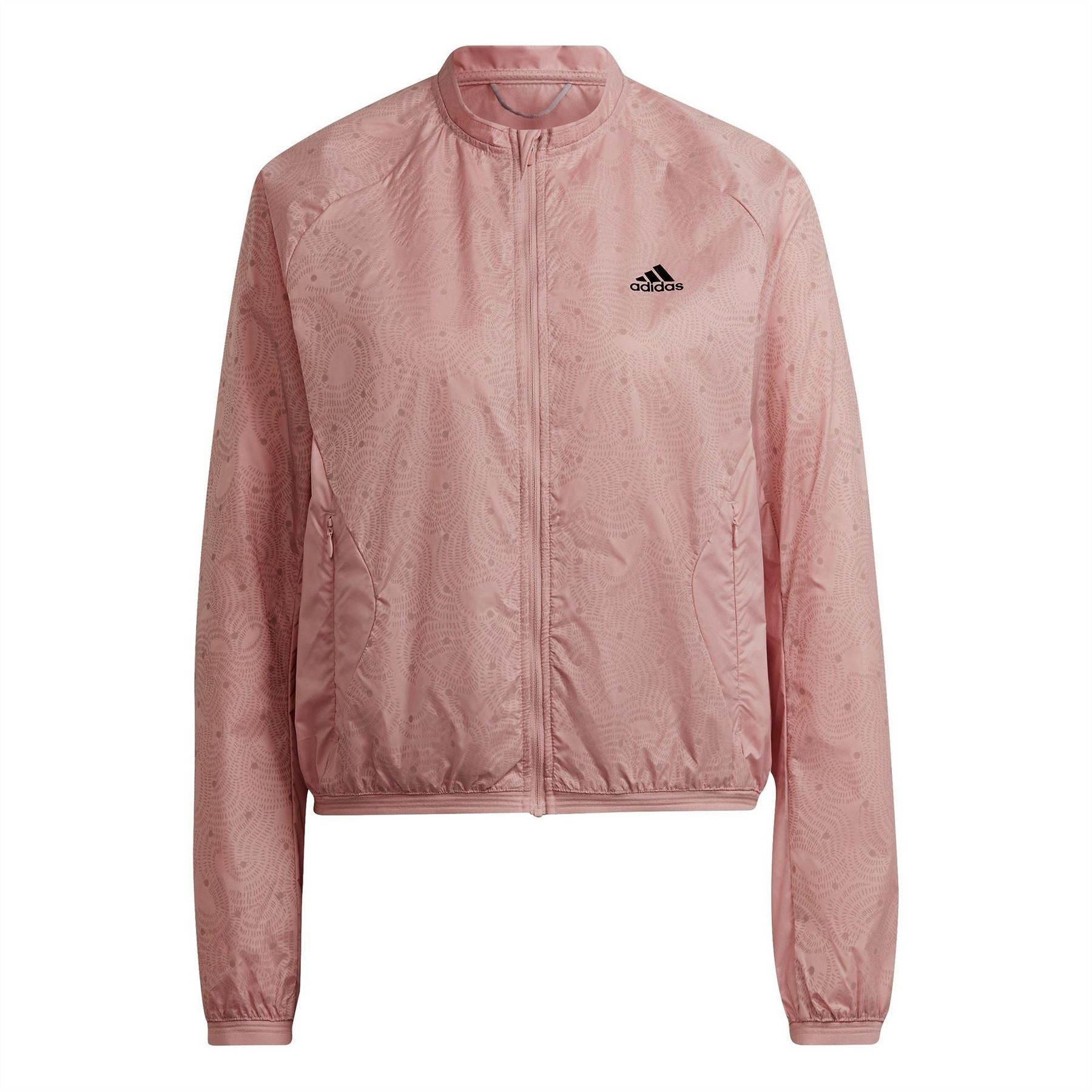 adidas Water Resistant Long Sleeve Performance Running Jacket