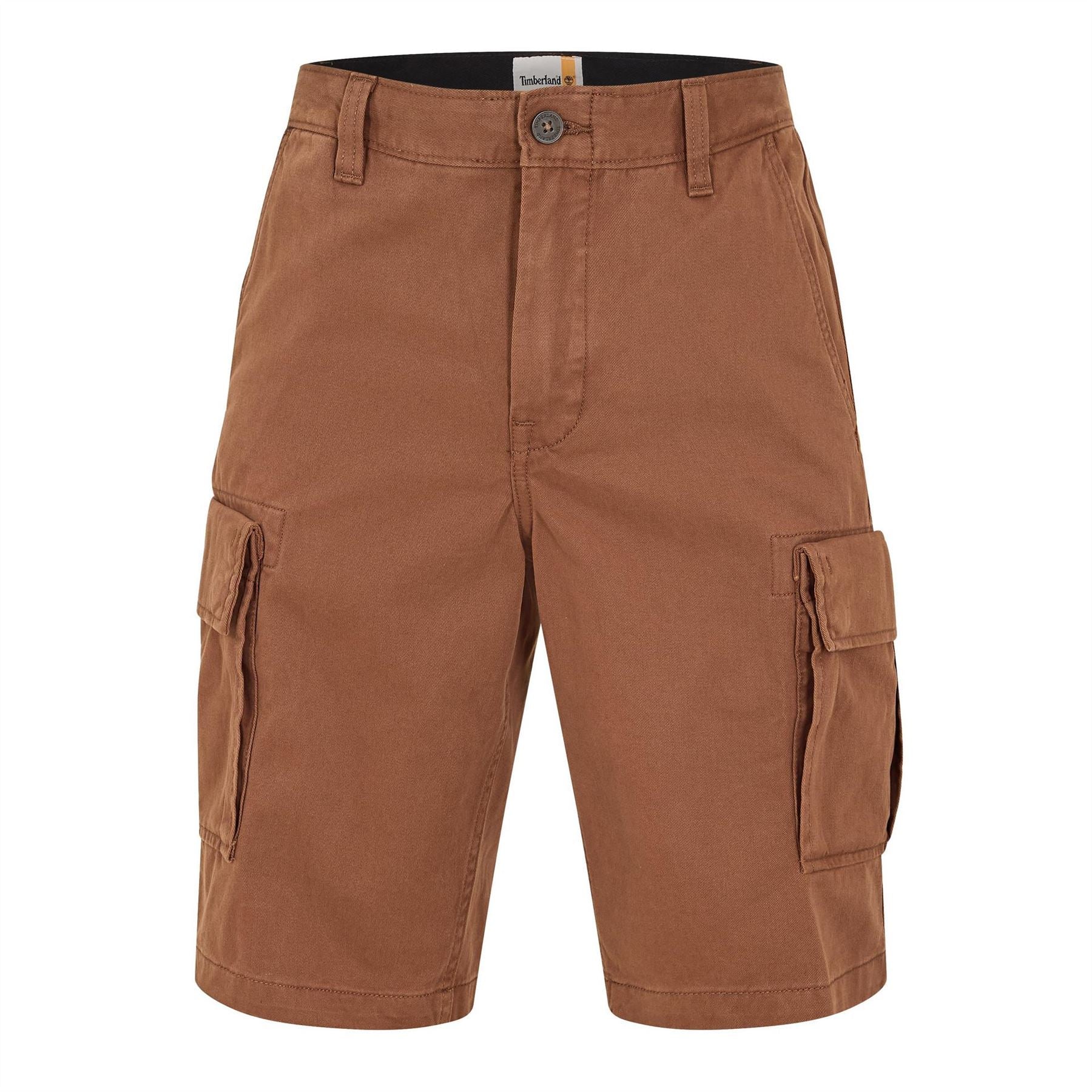 Timberland Solid Patterned Regular Fit Cargo Shorts