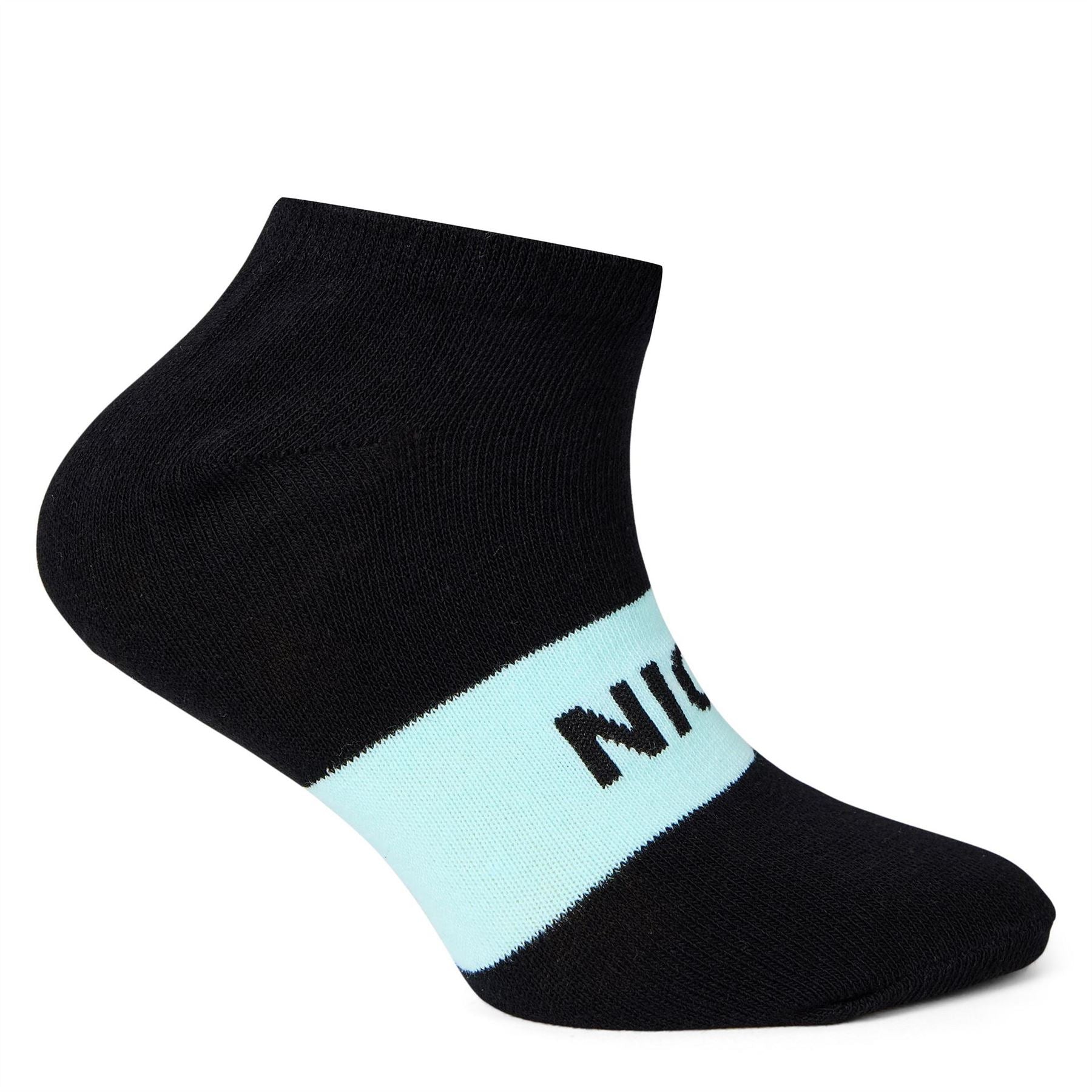 Nicce 5 Pack Lettering No Show Socks