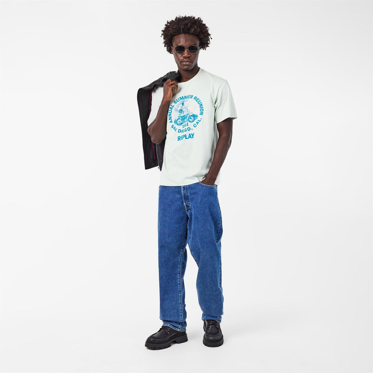 Replay Moto Tricks Regular Fit T-Shirt