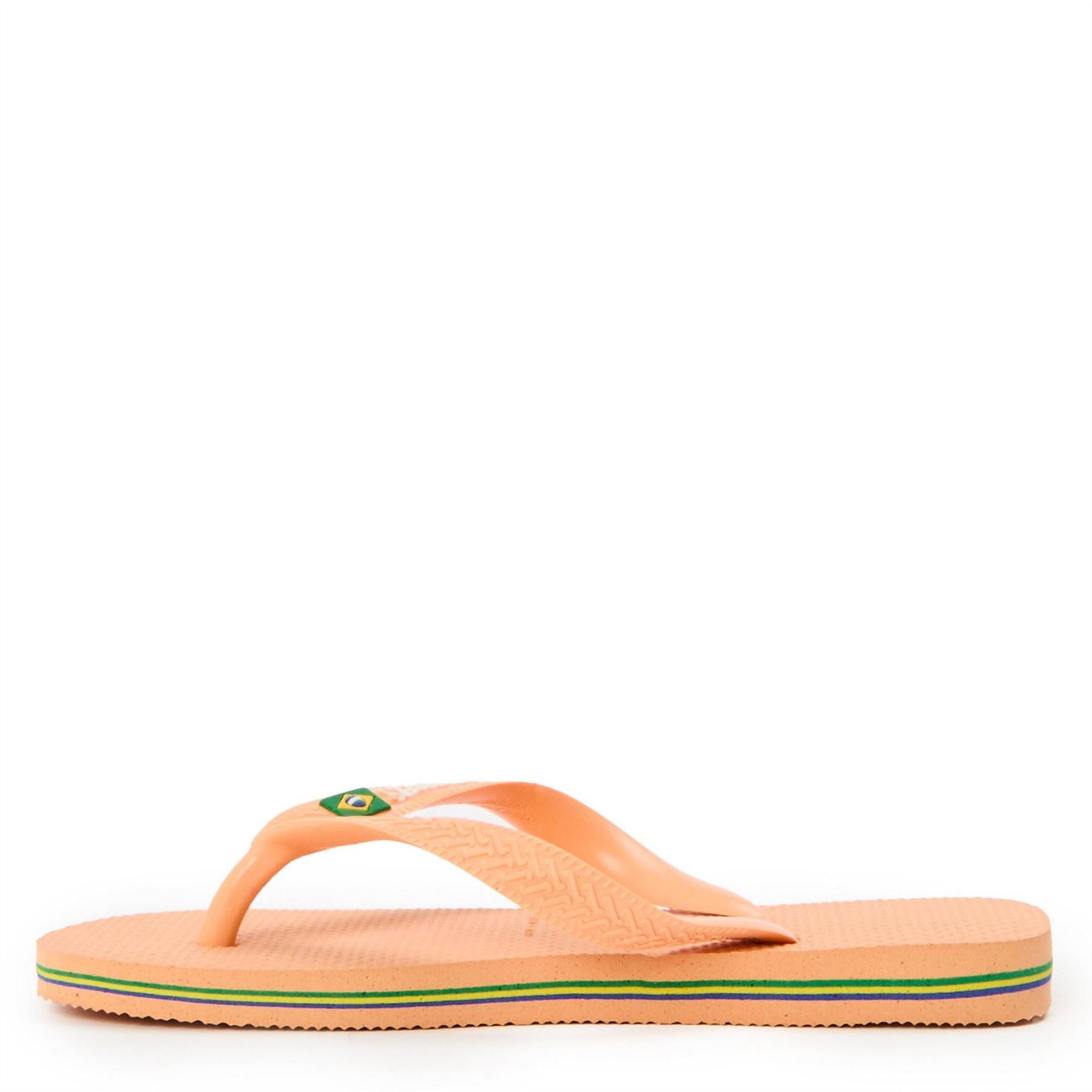 Havaianas Brasil Logo Rose Gum Flip Flops