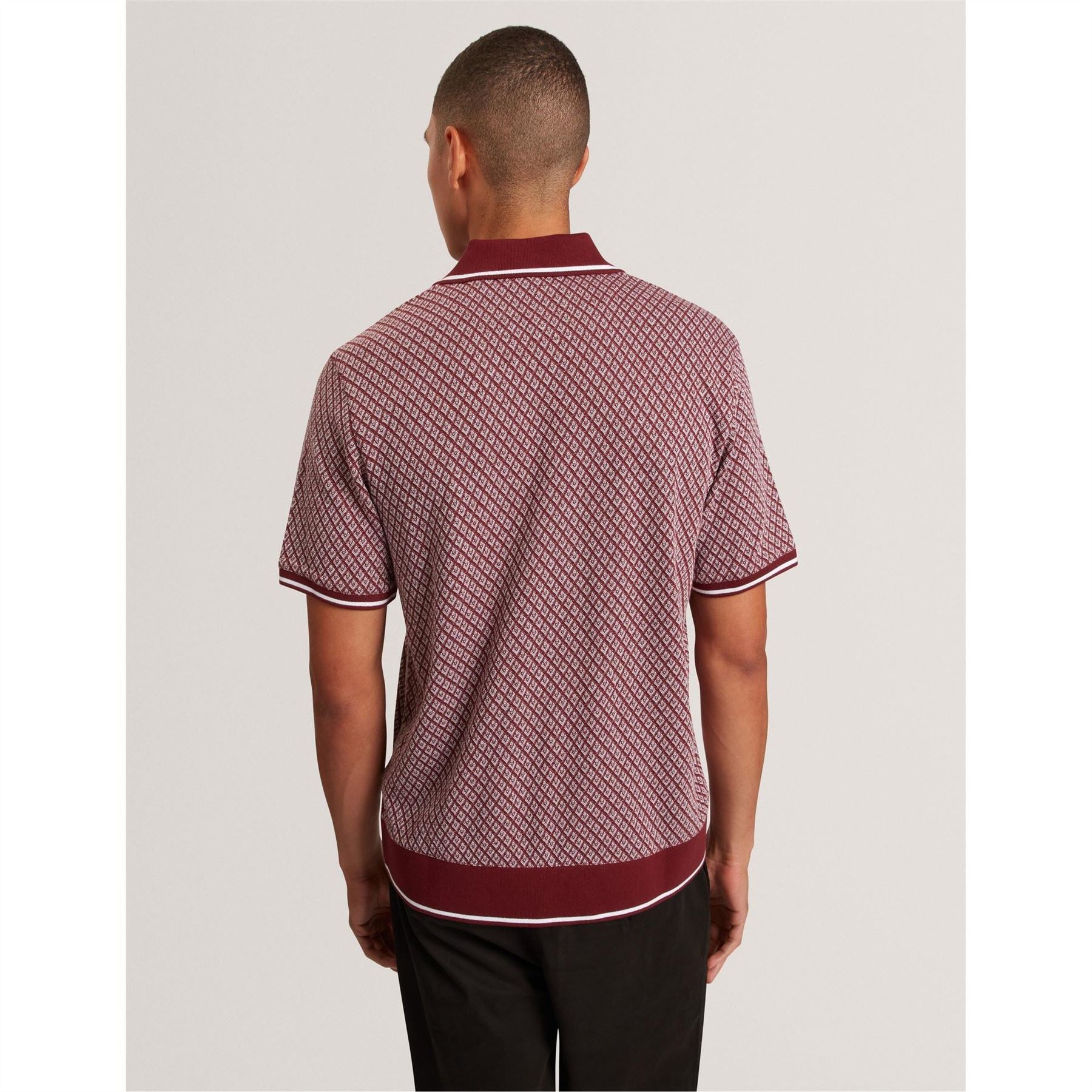 Ted Baker Collared Neck Short Sleeve Polo Shirt