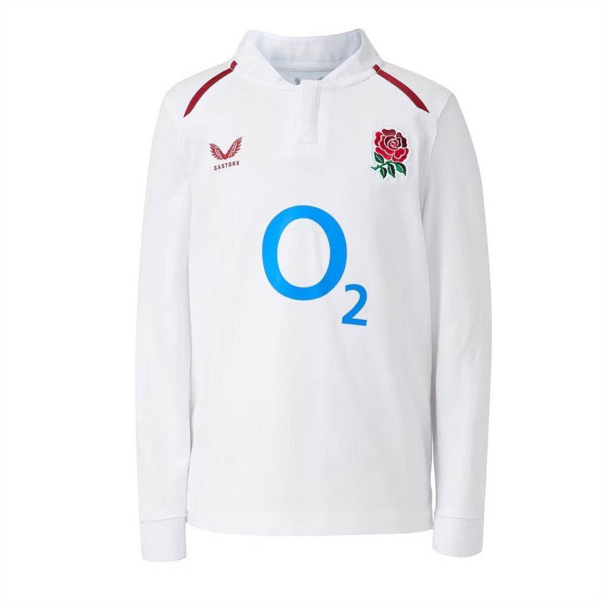 Castore England Rugby Home Long Sleeve Shirt 2026