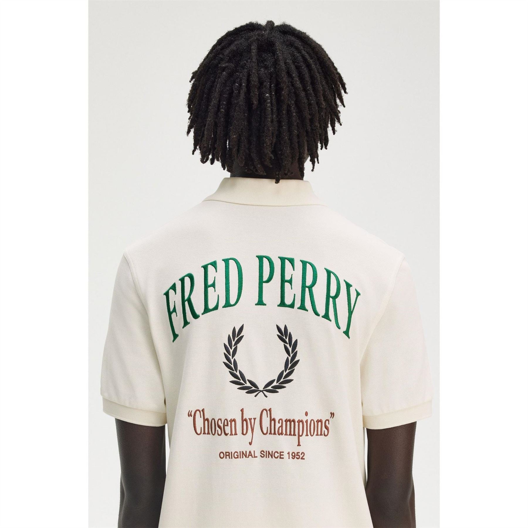 Fred Perry Club Back Print Short Sleeve Polo Shirt