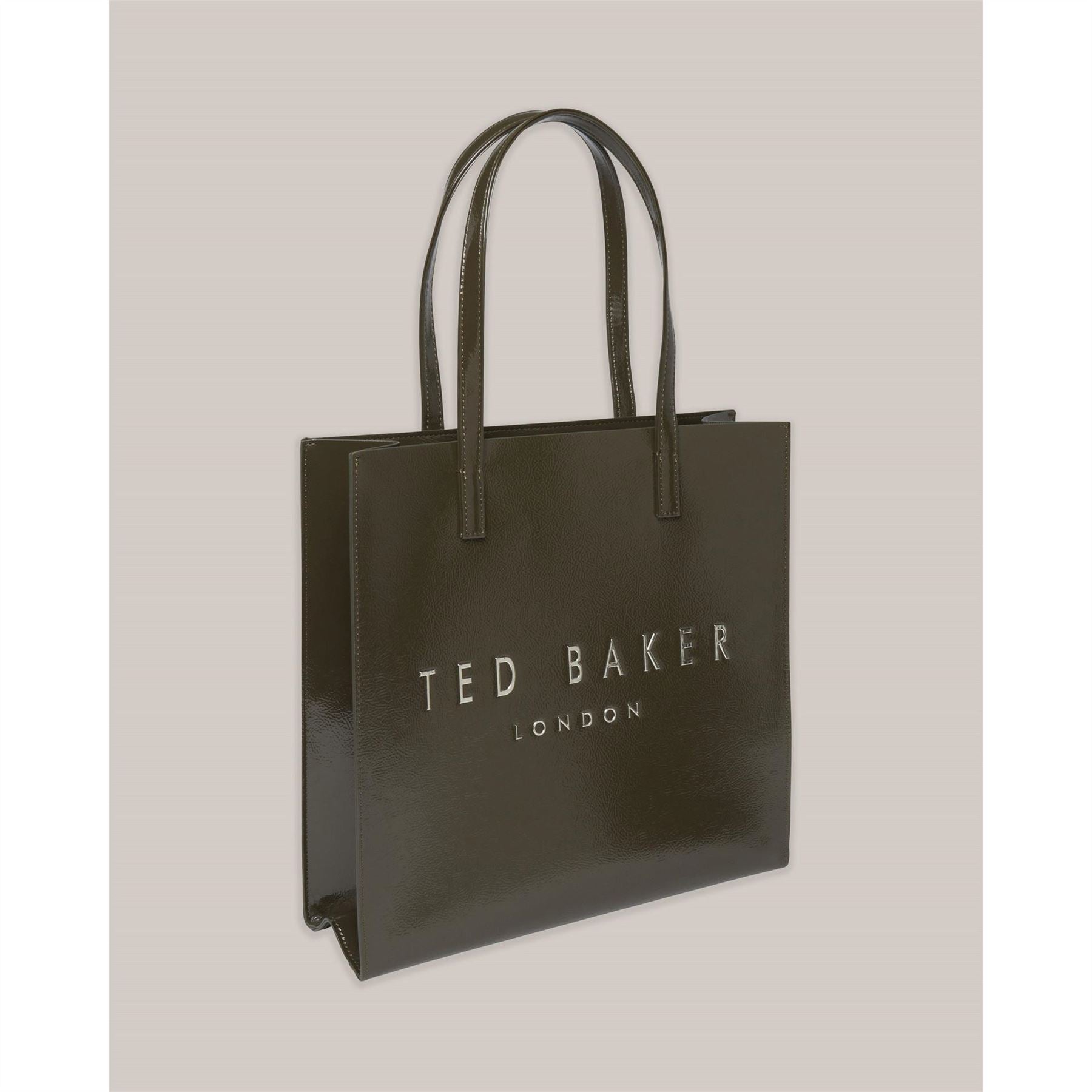 Ted Baker Crinkle Icon Leather Tote Bag