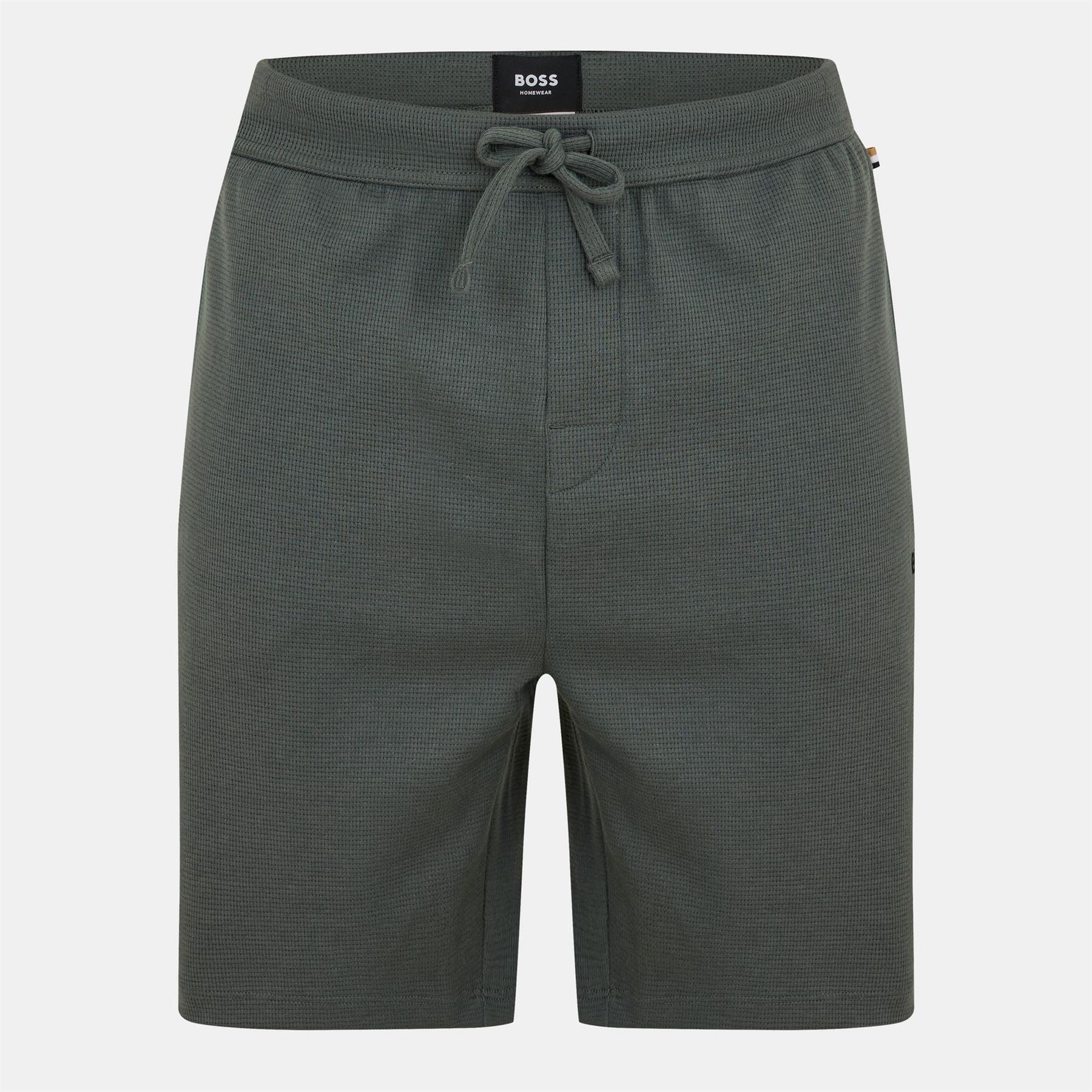 Boss Embroidered Waffle Pyjama Shorts