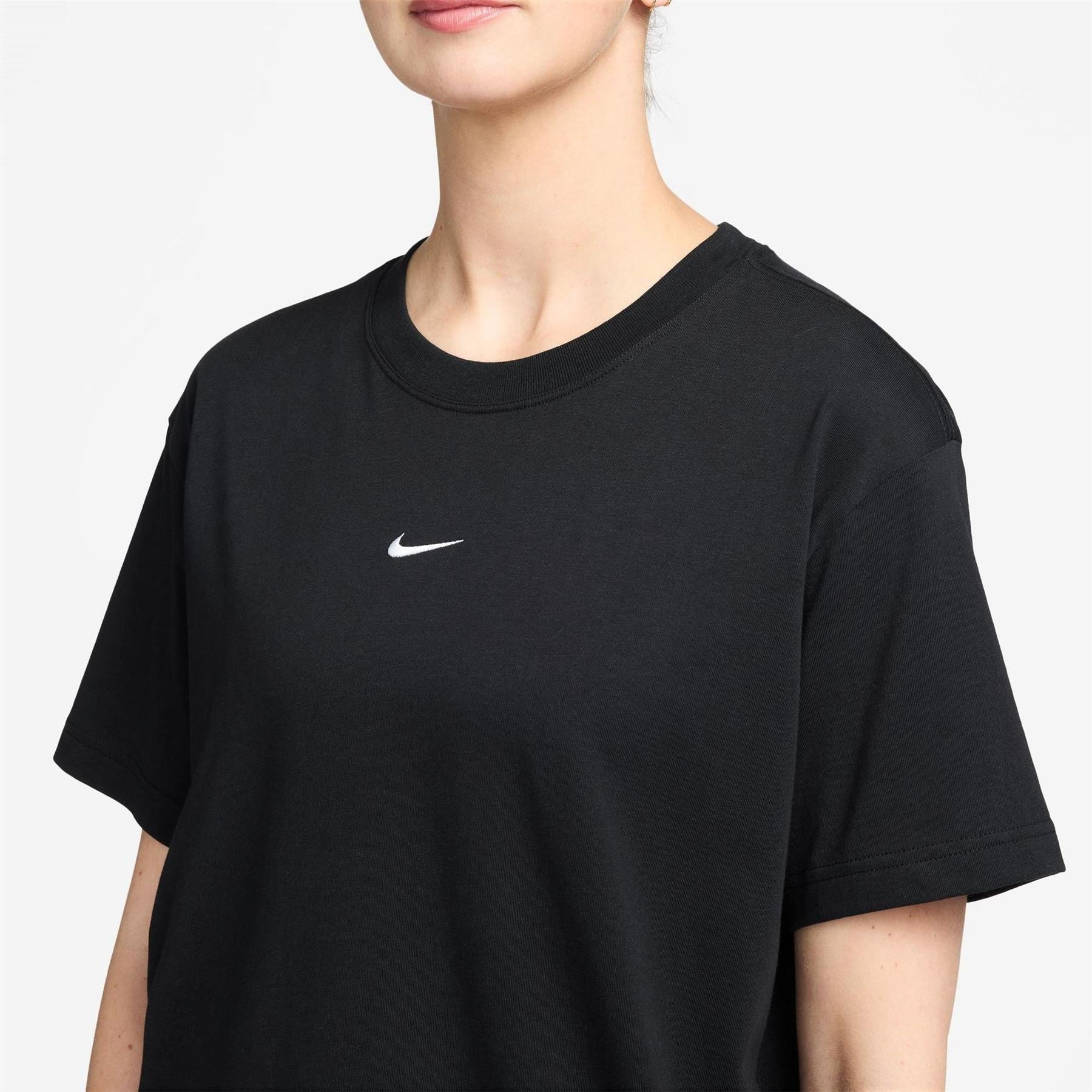 Nike Oversized Logo Print Crew Neck T-Shirt