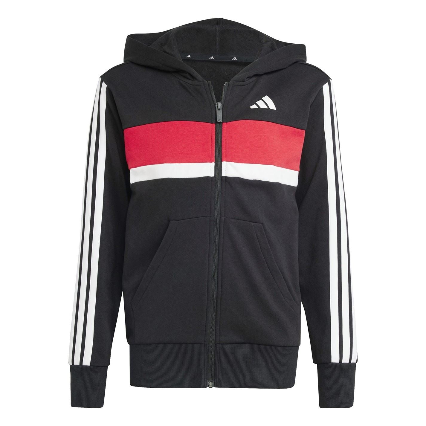 adidas 3 Stripe Tracksuit Juniors