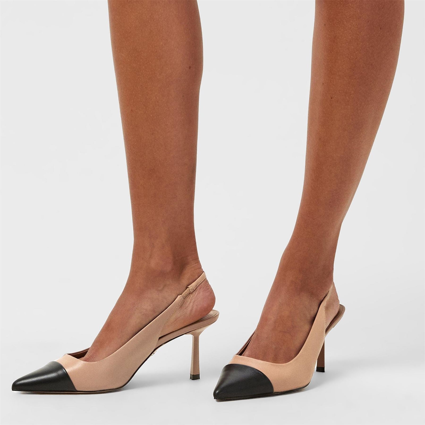 Steve Madden Kling Slingback Block Heel Court Shoes