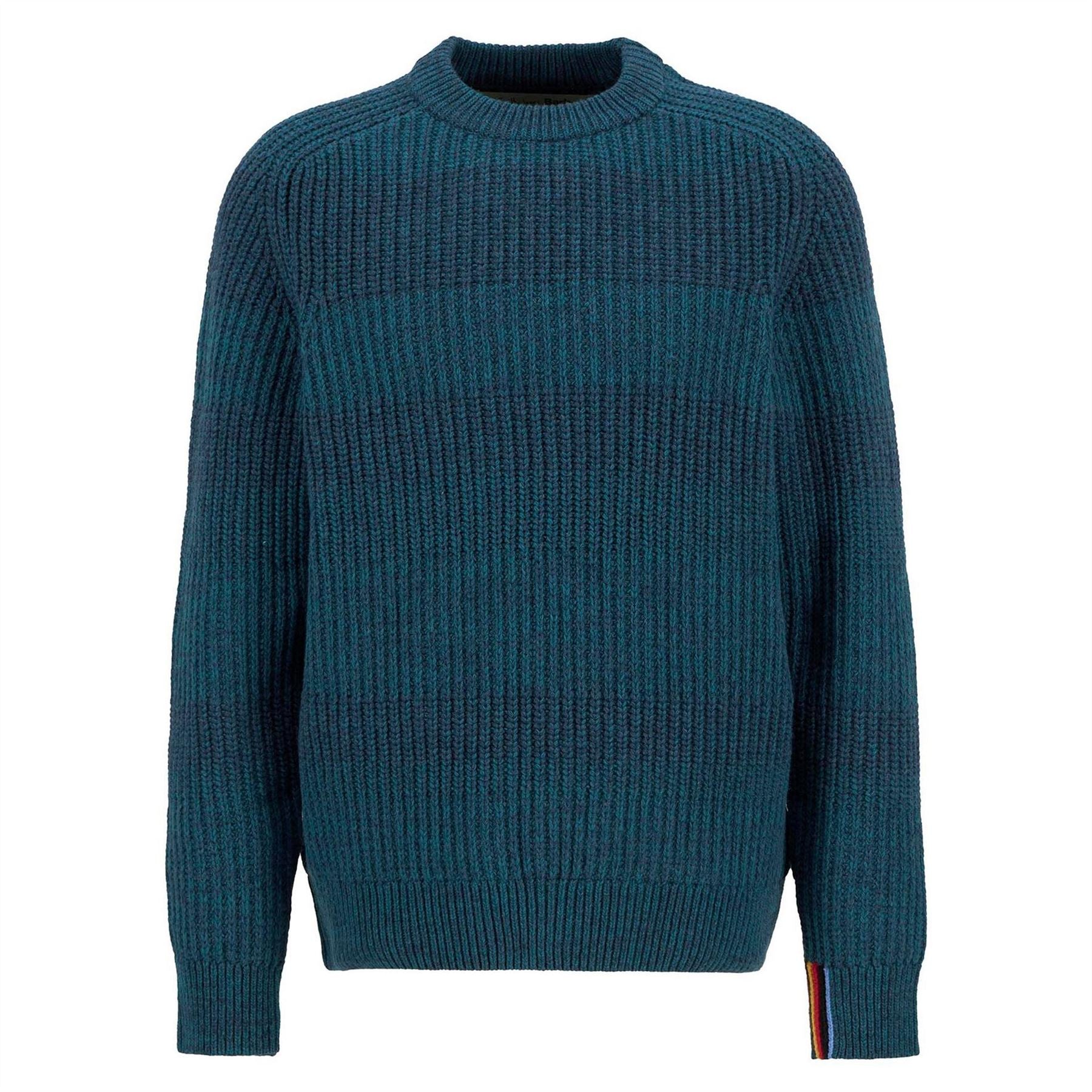 Paul Smith X Barbour Paul Smith Saddle Crew Neck Jumper