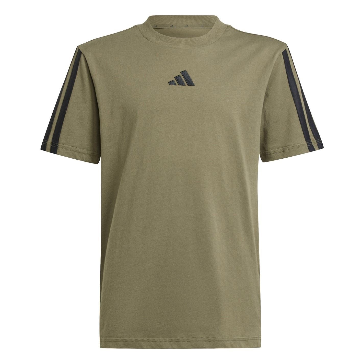adidas 3 Stripe Essentials T-Shirt Junior