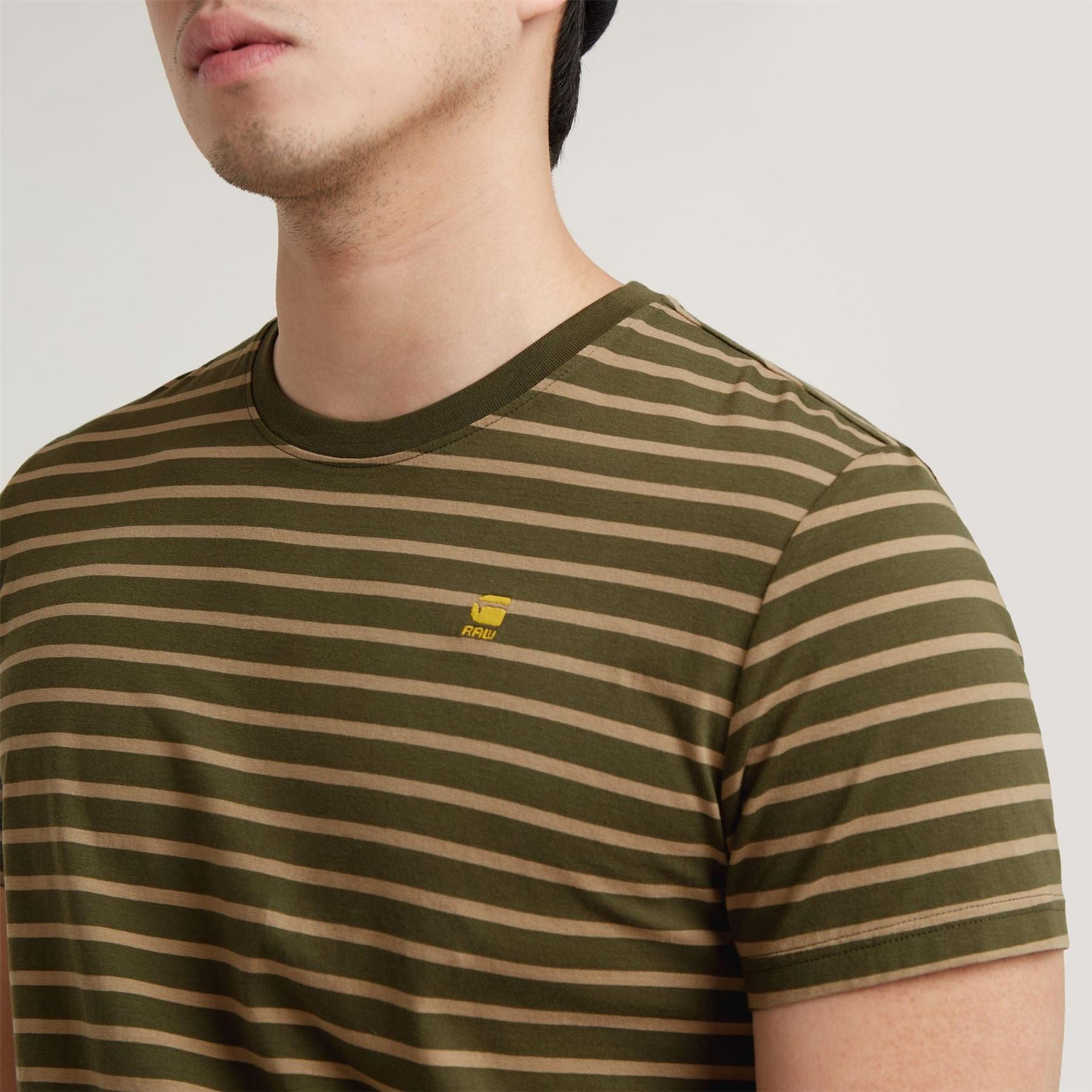 G Star Striped Short Sleeve Regular Fit T-Shirt
