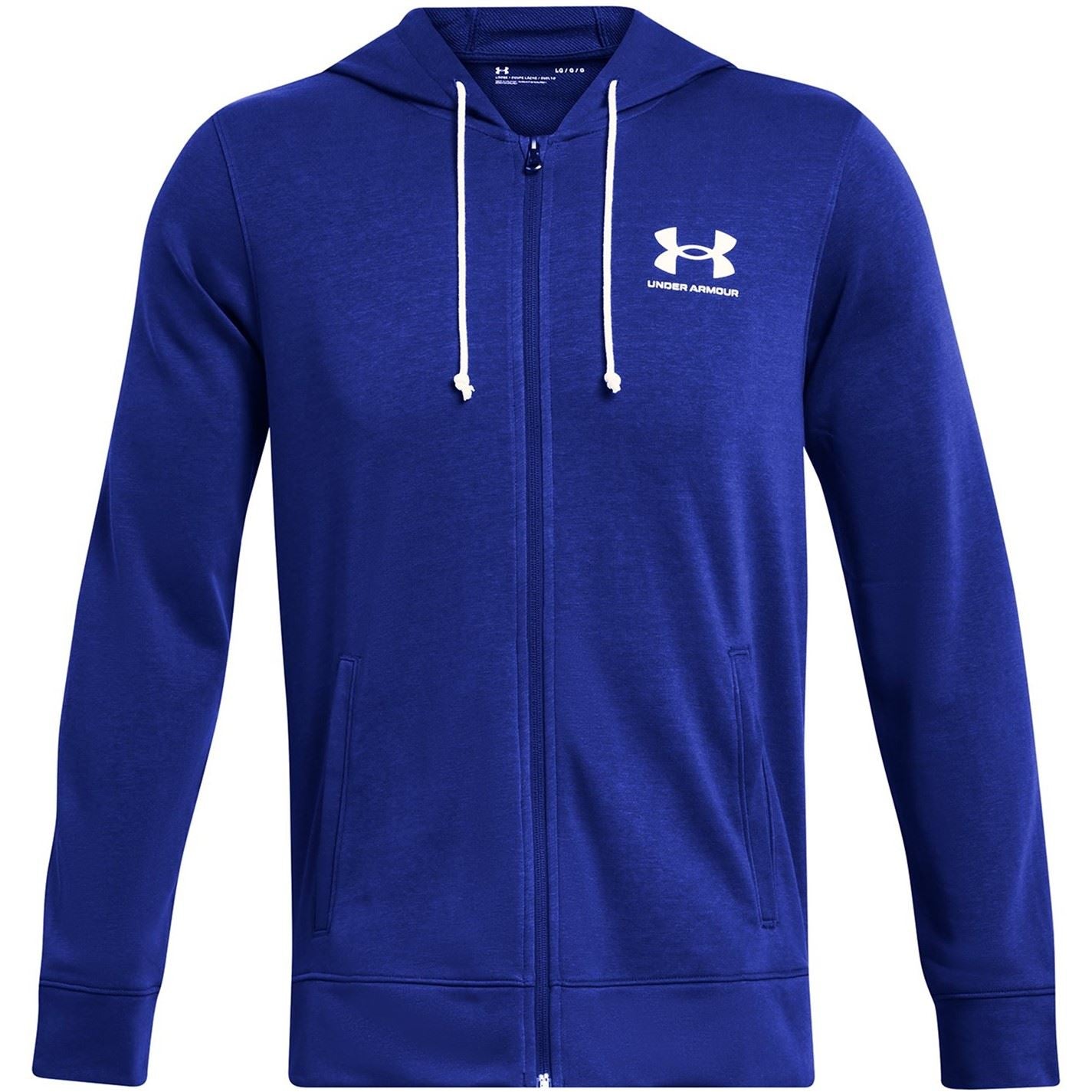 Under Armour Mens Armour Rival Full Zip Hoodie