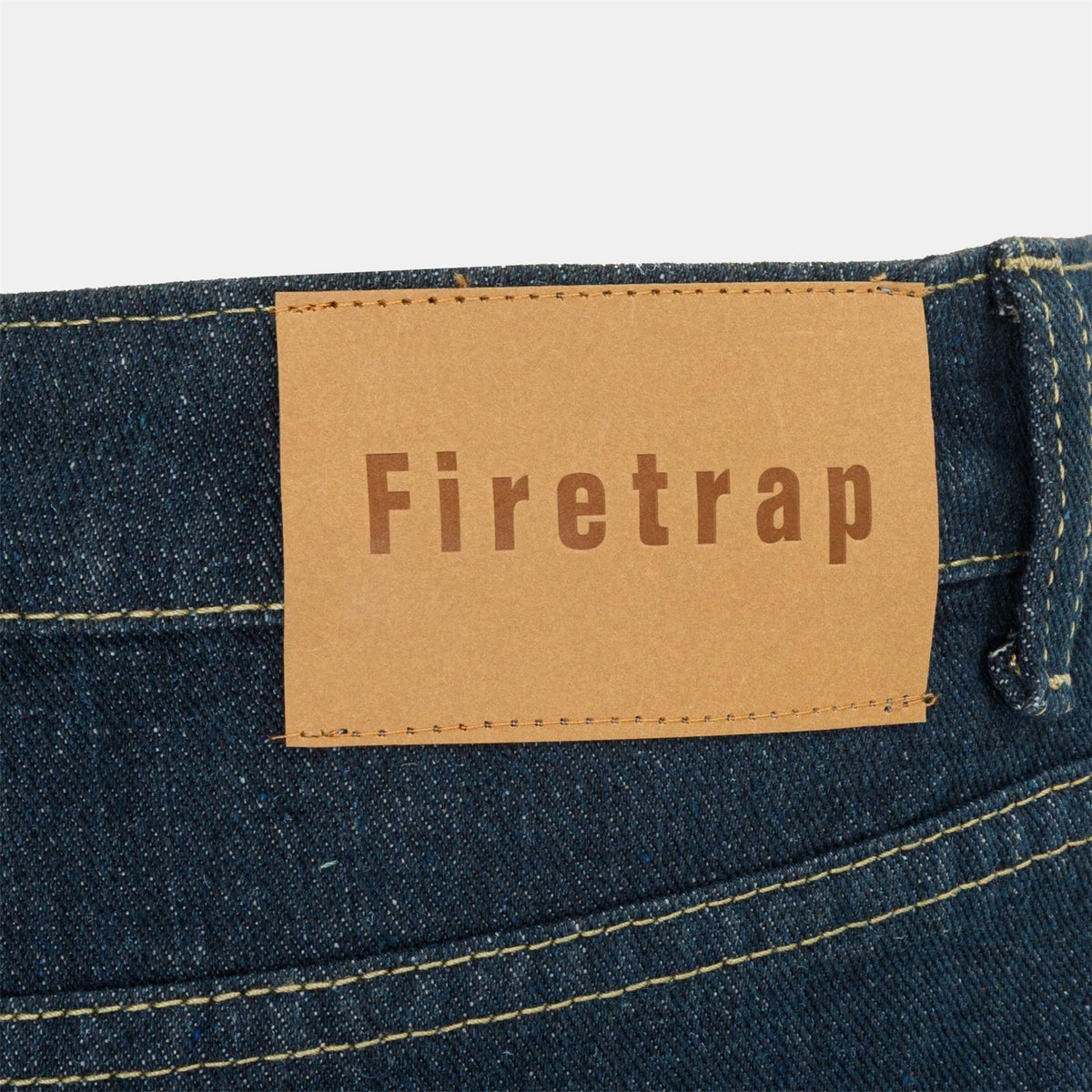 Firetrap Cotton Mid Rise Straight Leg Jeans