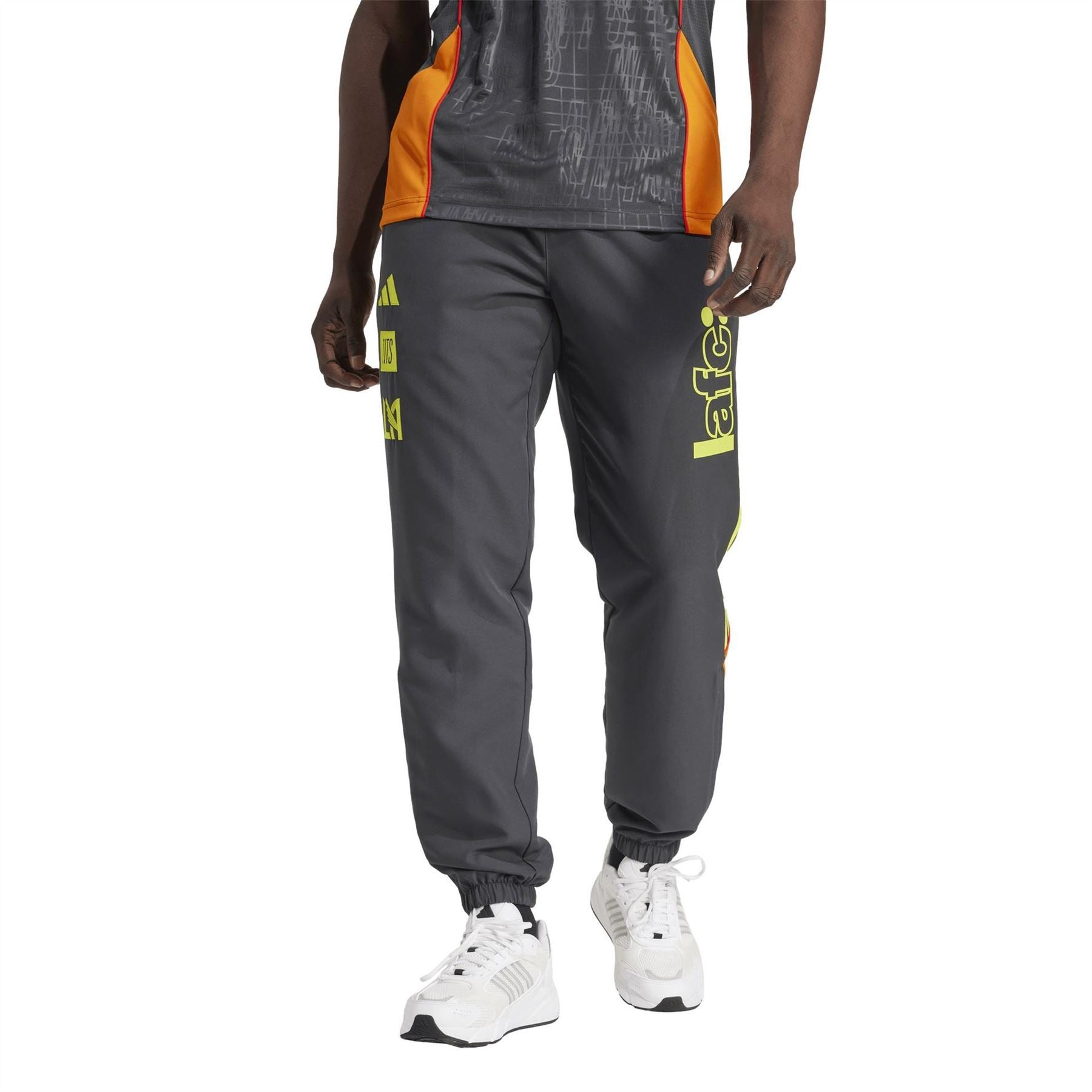 adidas Lafc Logo Print Slim Track Pants