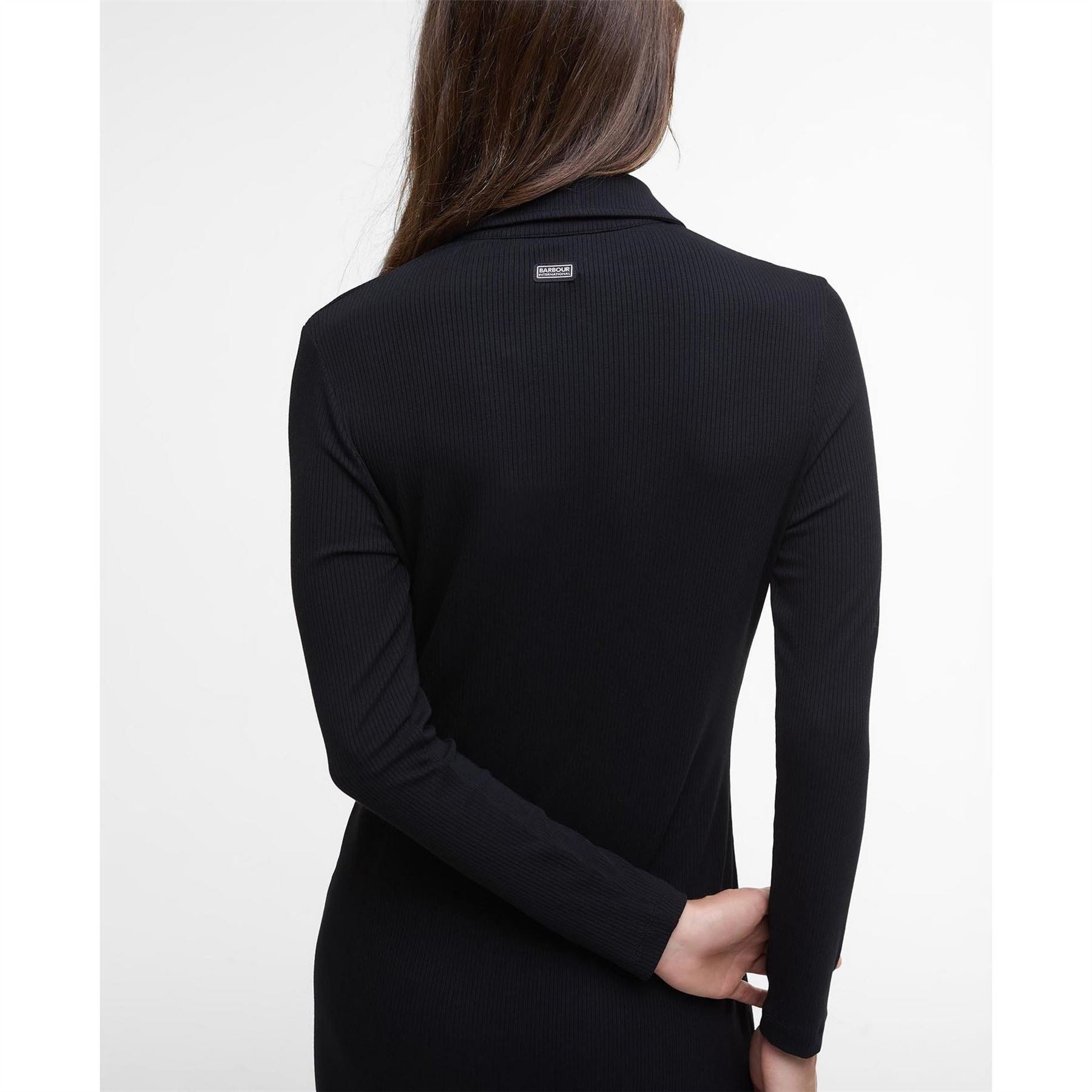 Barbour International Knitted Midi Dress