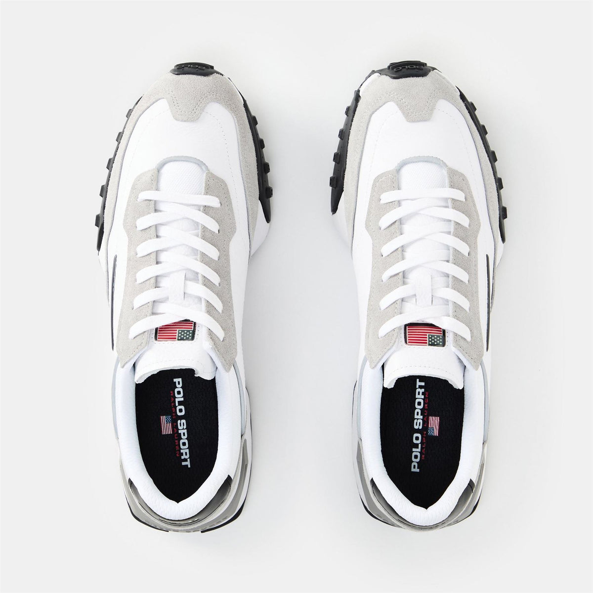 Polo Sport by Ralph Lauren Low Top Lace-Up Sneakers with Built-In Heel