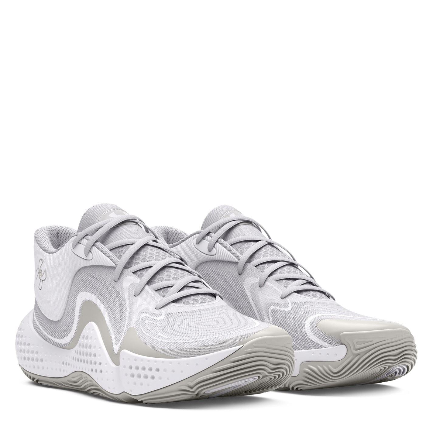 Under Armour UA Spawn 6 Mid Basketball Graphic Print Lace-Up Trainers