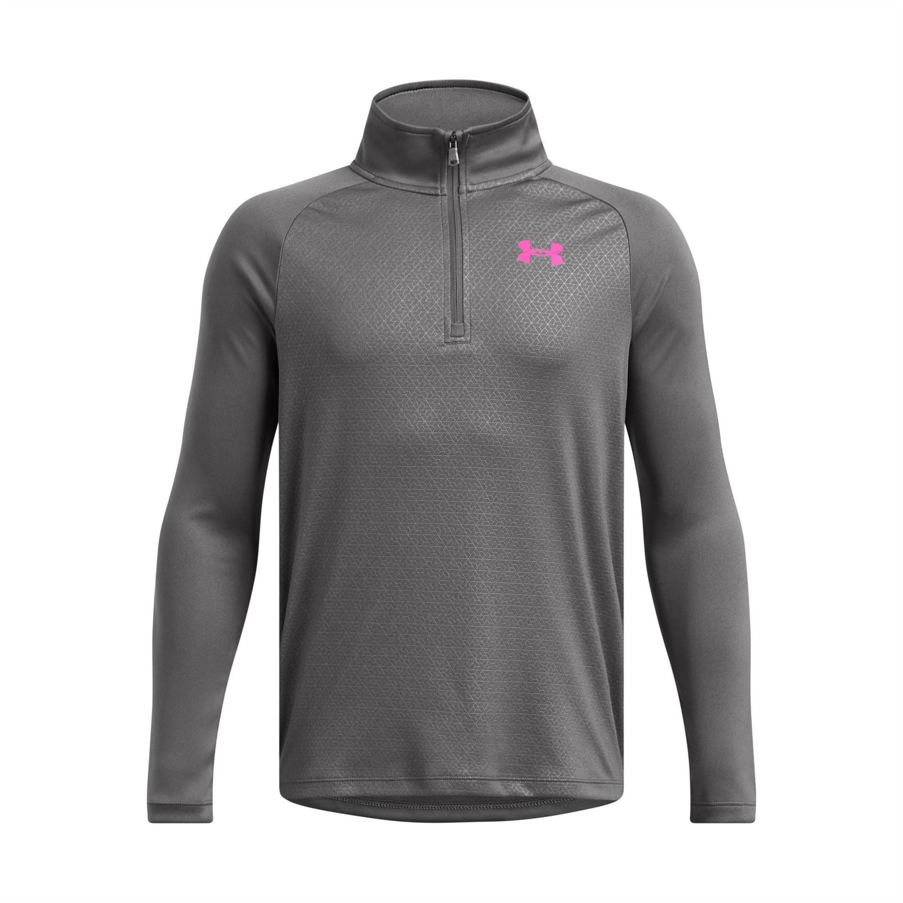 Under Armour Tech Emboss Long Sleeve Quarter Zip Fleece Top