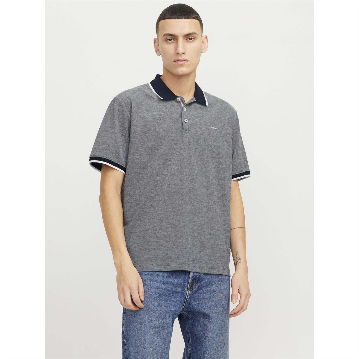 Jack and Jones Jprblualves Cotton Short Sleeve Polo Shirt