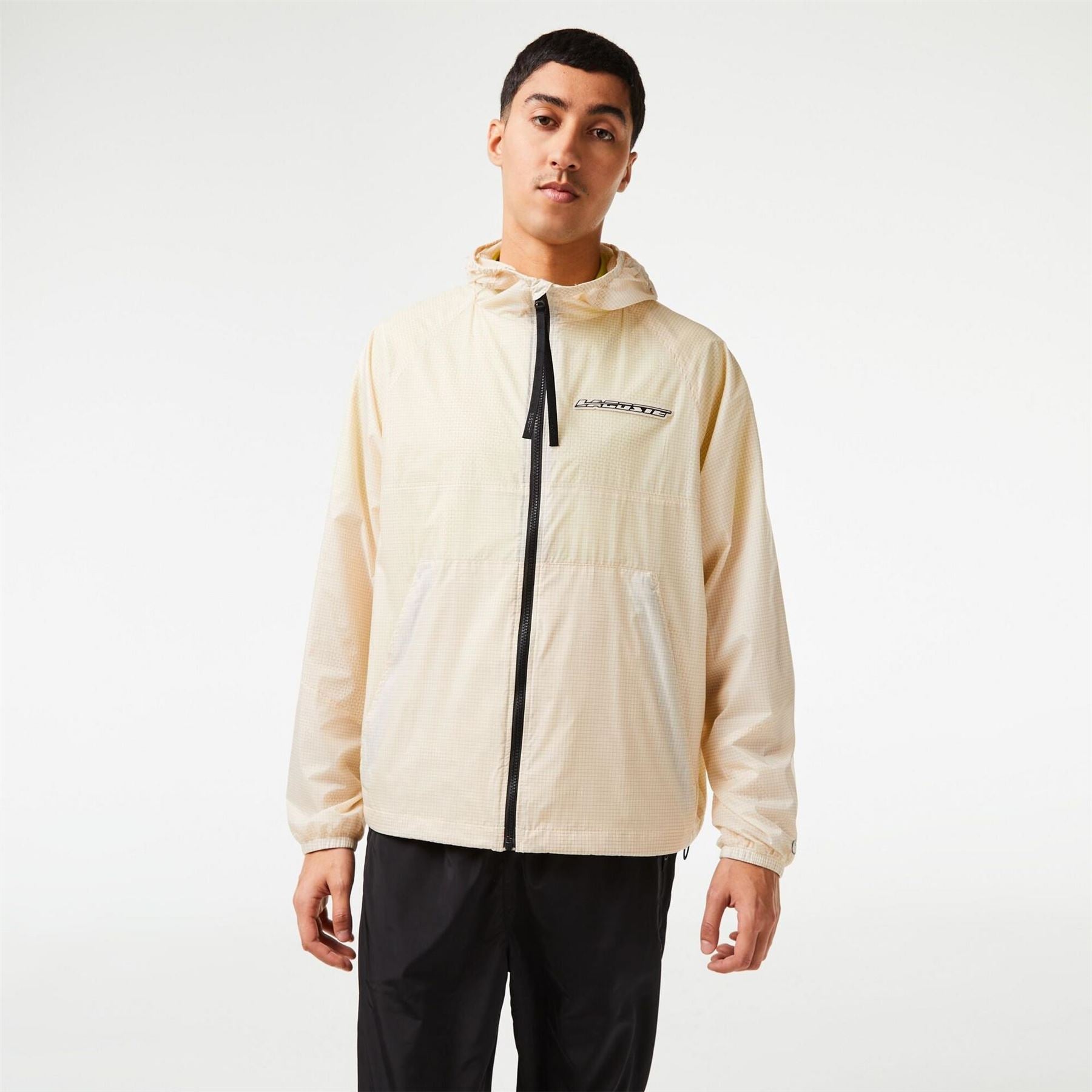 Lacoste Water Resistant Lightweight Rain Anorak