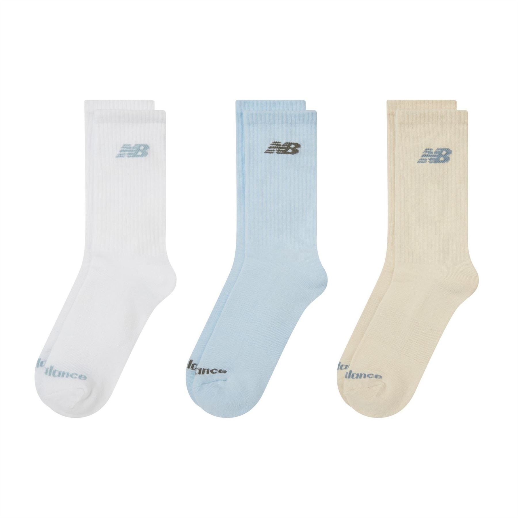 New Balance Everyday Crew Socks 3 Pack Adults