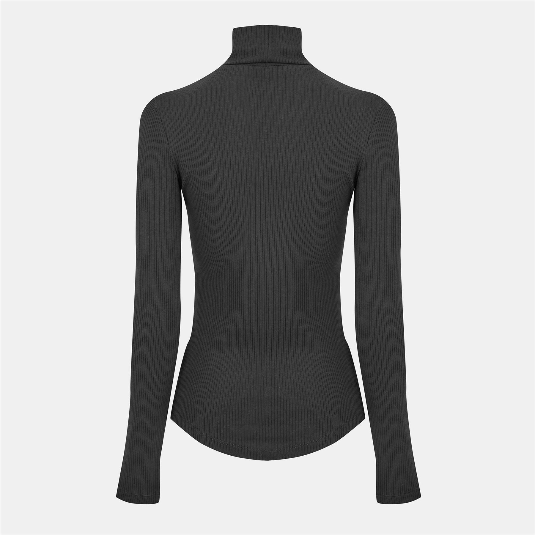Tommy Hilfiger Slim Rib Roll Neck Slim Fit Long Sleeve T Shirt