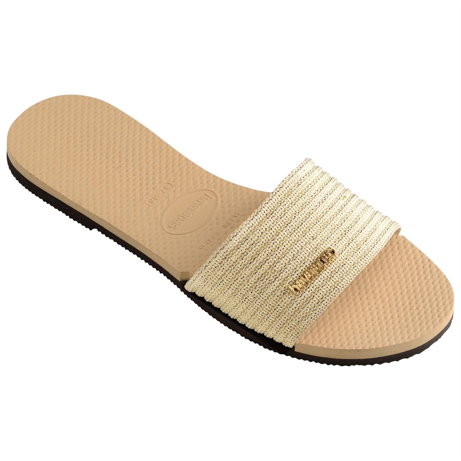 Havaianas Womens Hav. You Malta Metallic Comfy Blue Flip Flops