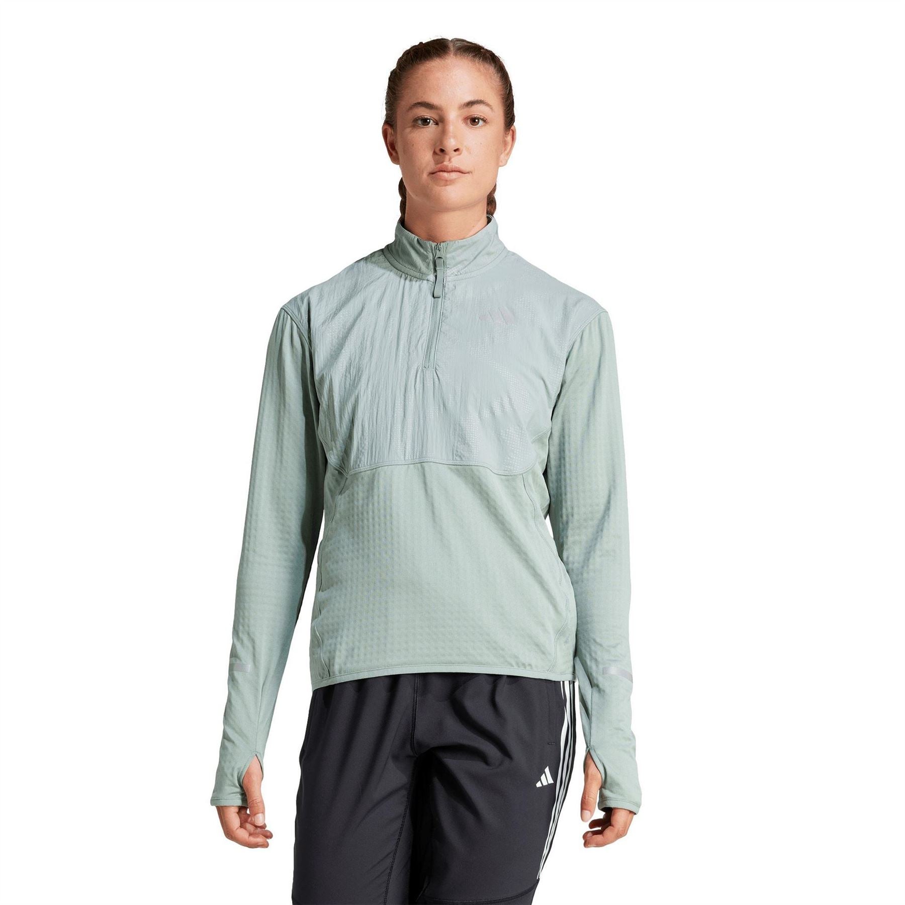 adidas Ultimate High Visibility Half Zip Performance Tracksuit Top