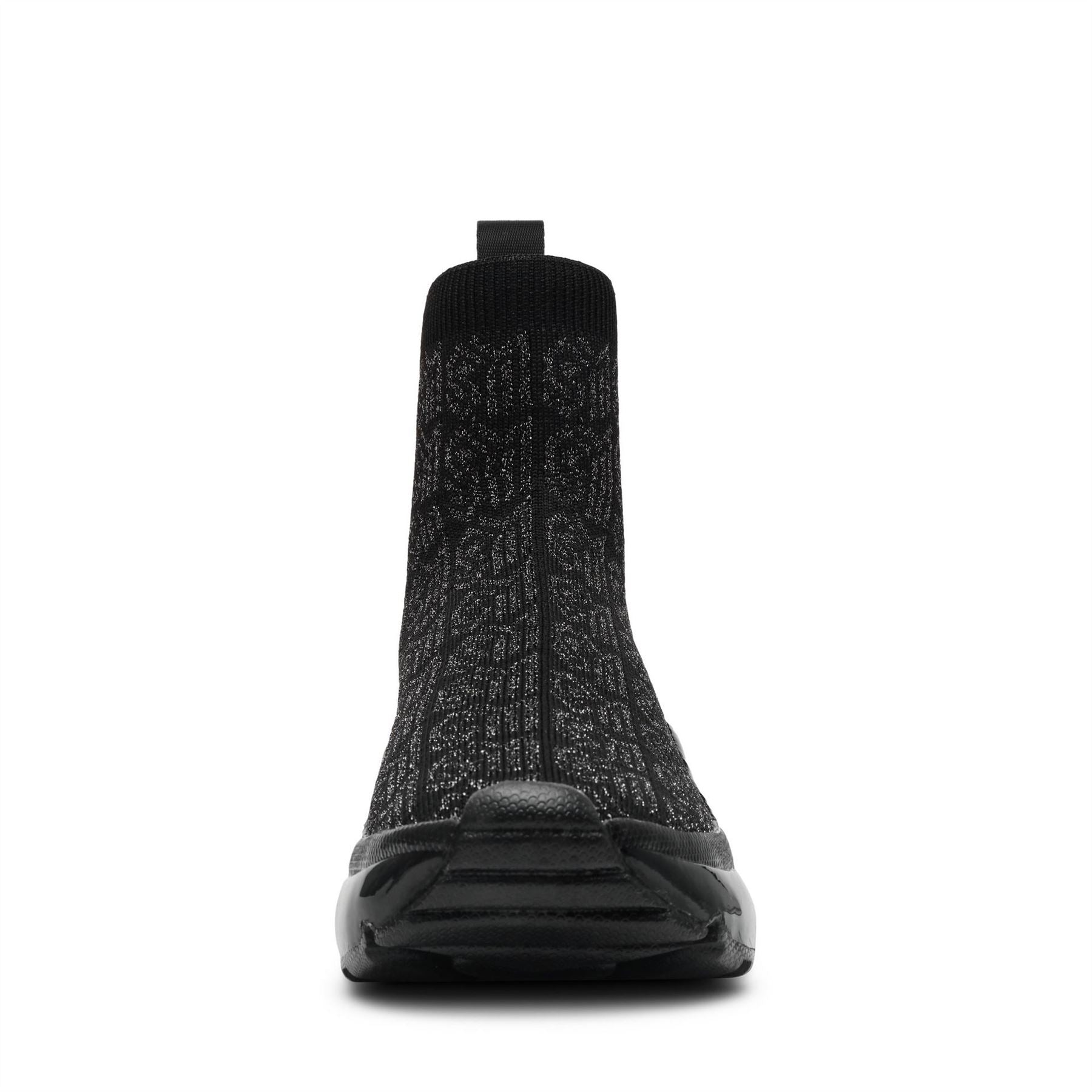 Steve Madden Flyby Abstract Patterned Sock Trainers