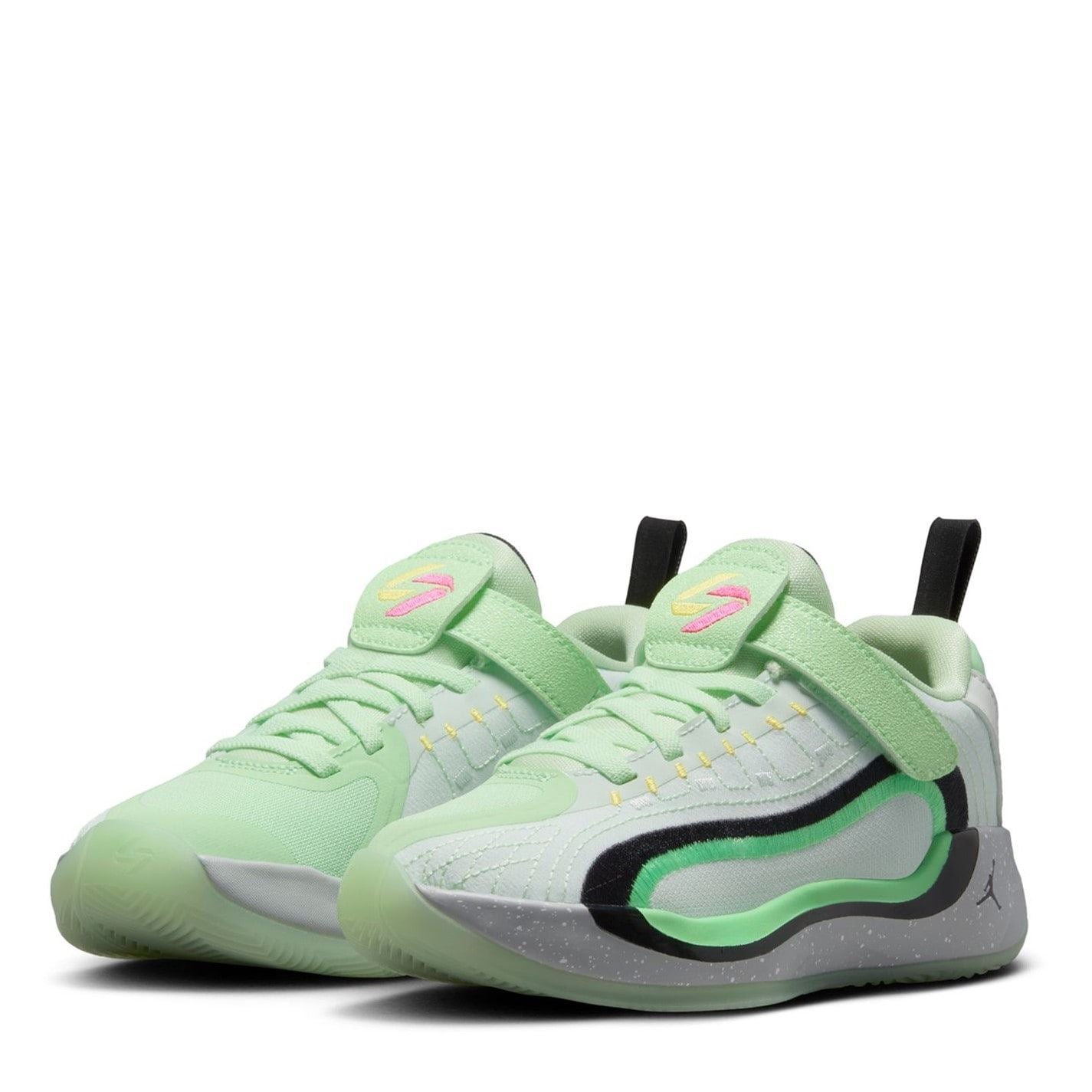 Air Jordan Luka 4 Mid Top Lace-Up Sneakers