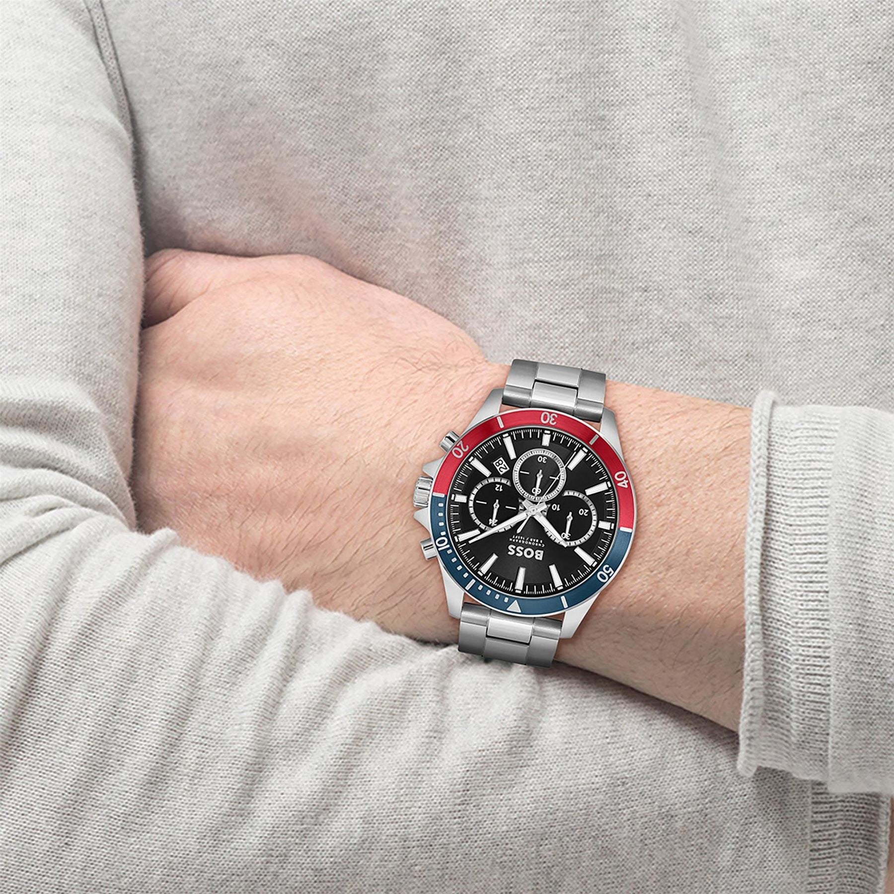 Boss Troper Chronograph 44mm Water Resistant Analogue Quartz Watch