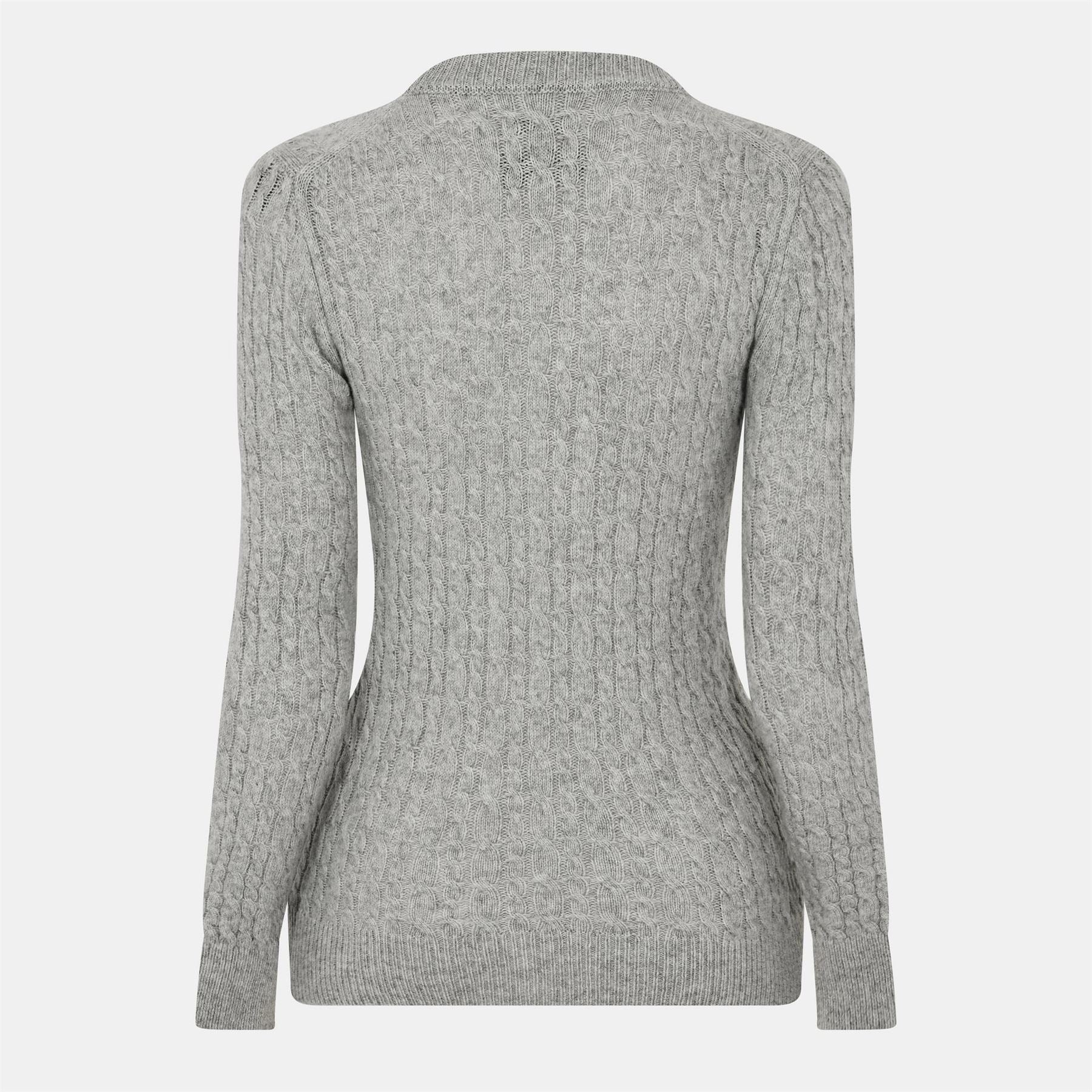 Jack Wills Womens Tinsbury Merino Wool Blend Cable Knitted Jumper