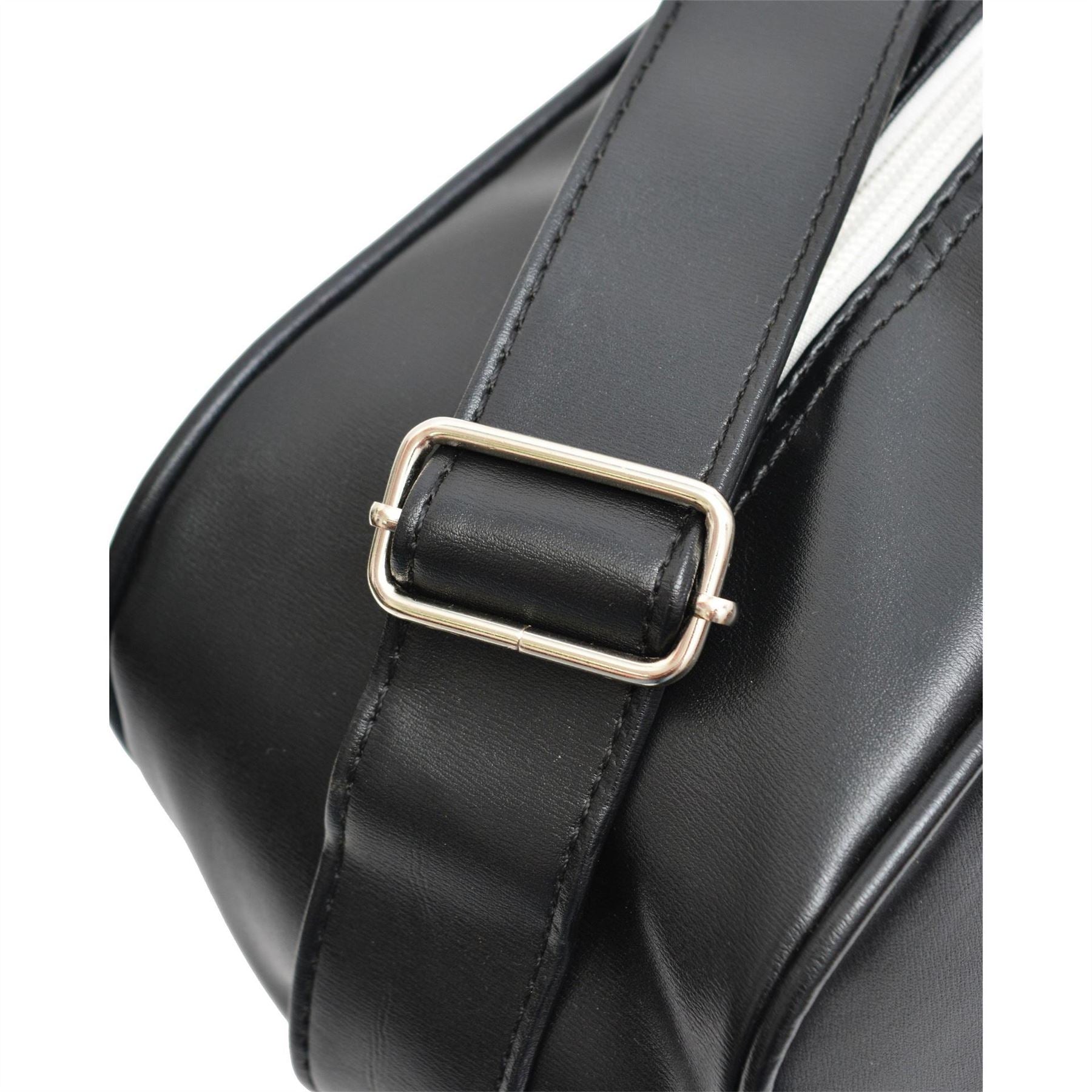 Lambretta Wordmark Retro Flight Bag with Silver Tone Hardware