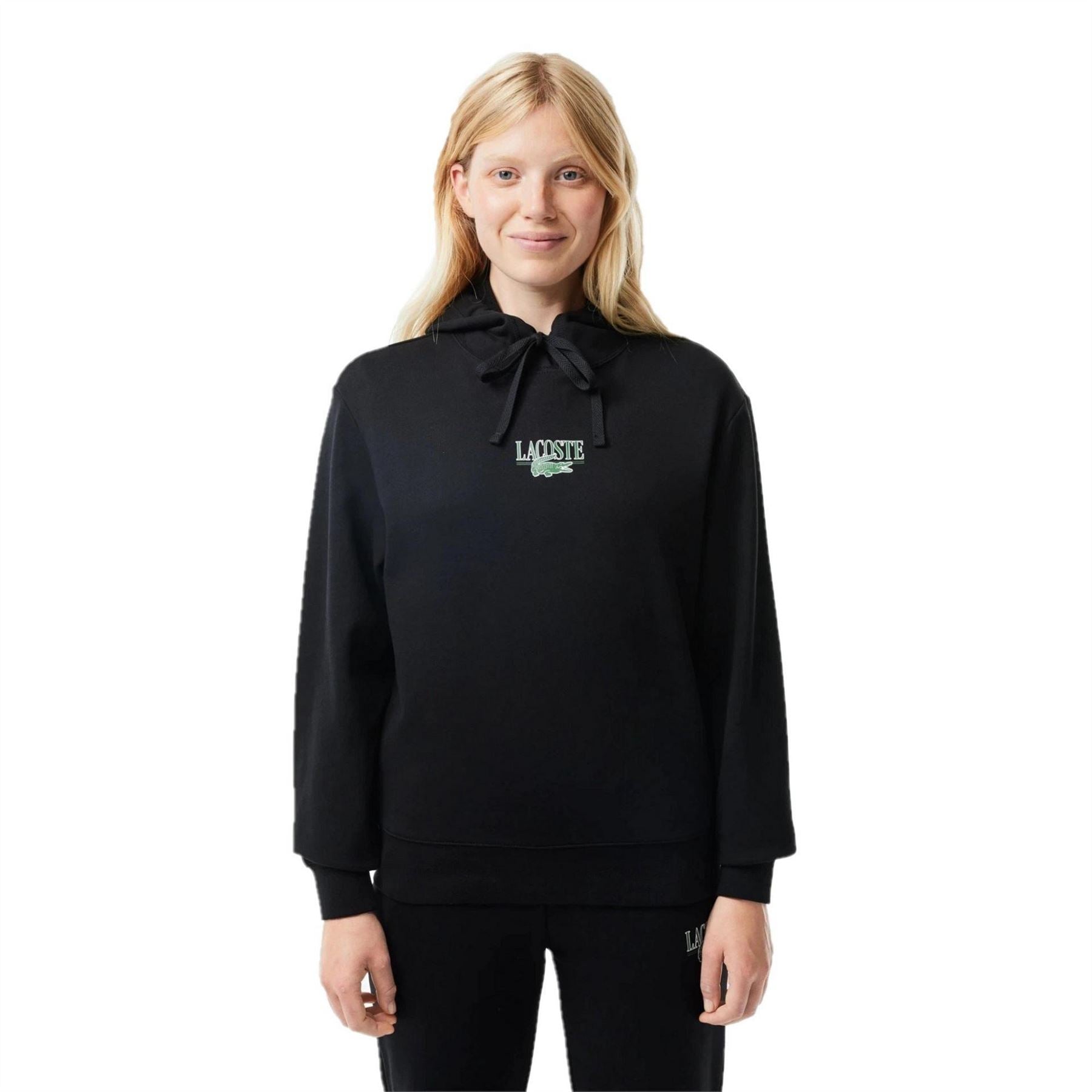 Lacoste Hooded Neck Long Sleeve Sweatshirt