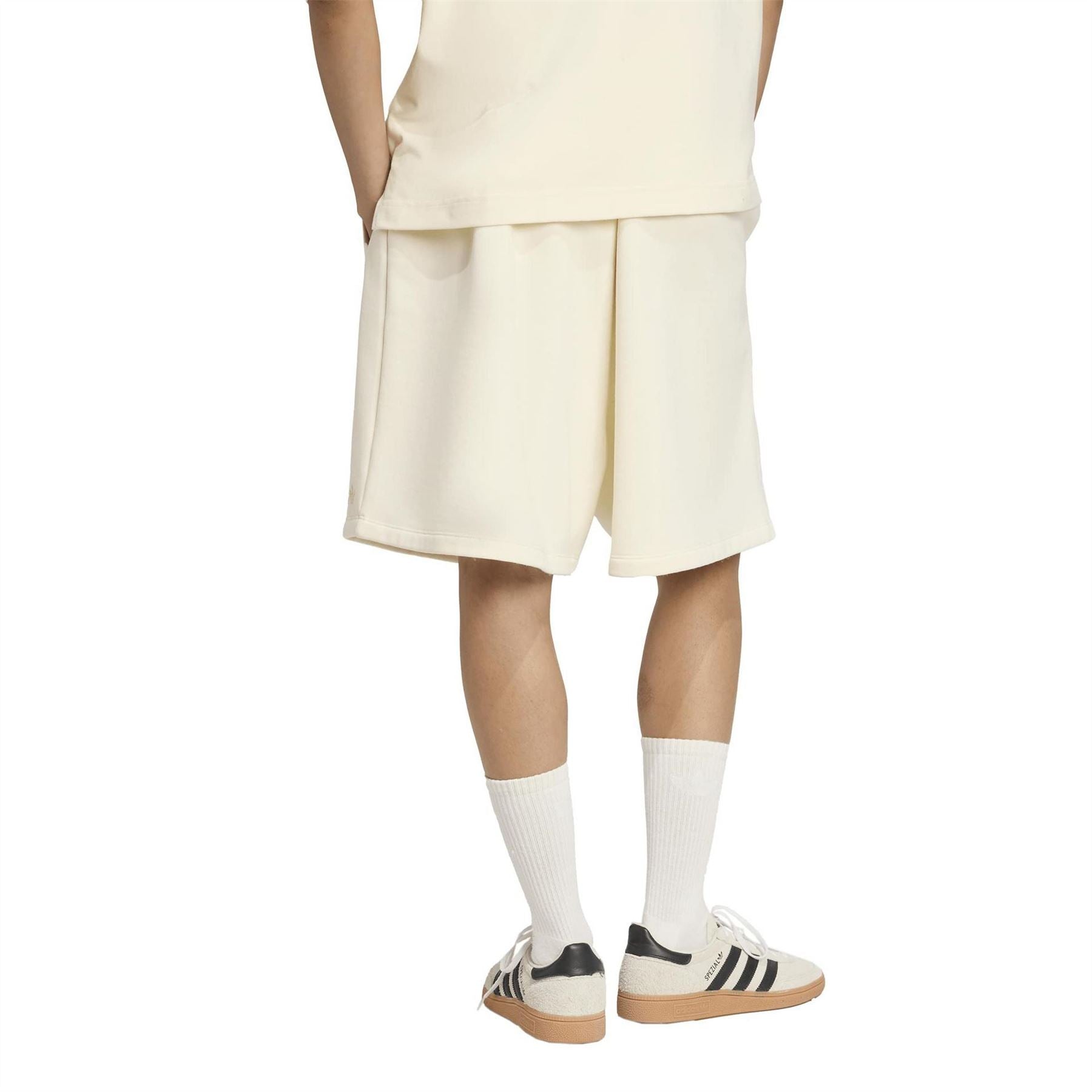 adidas Ess Lin Bermuda Sweat Shorts with Elasticated Waistband