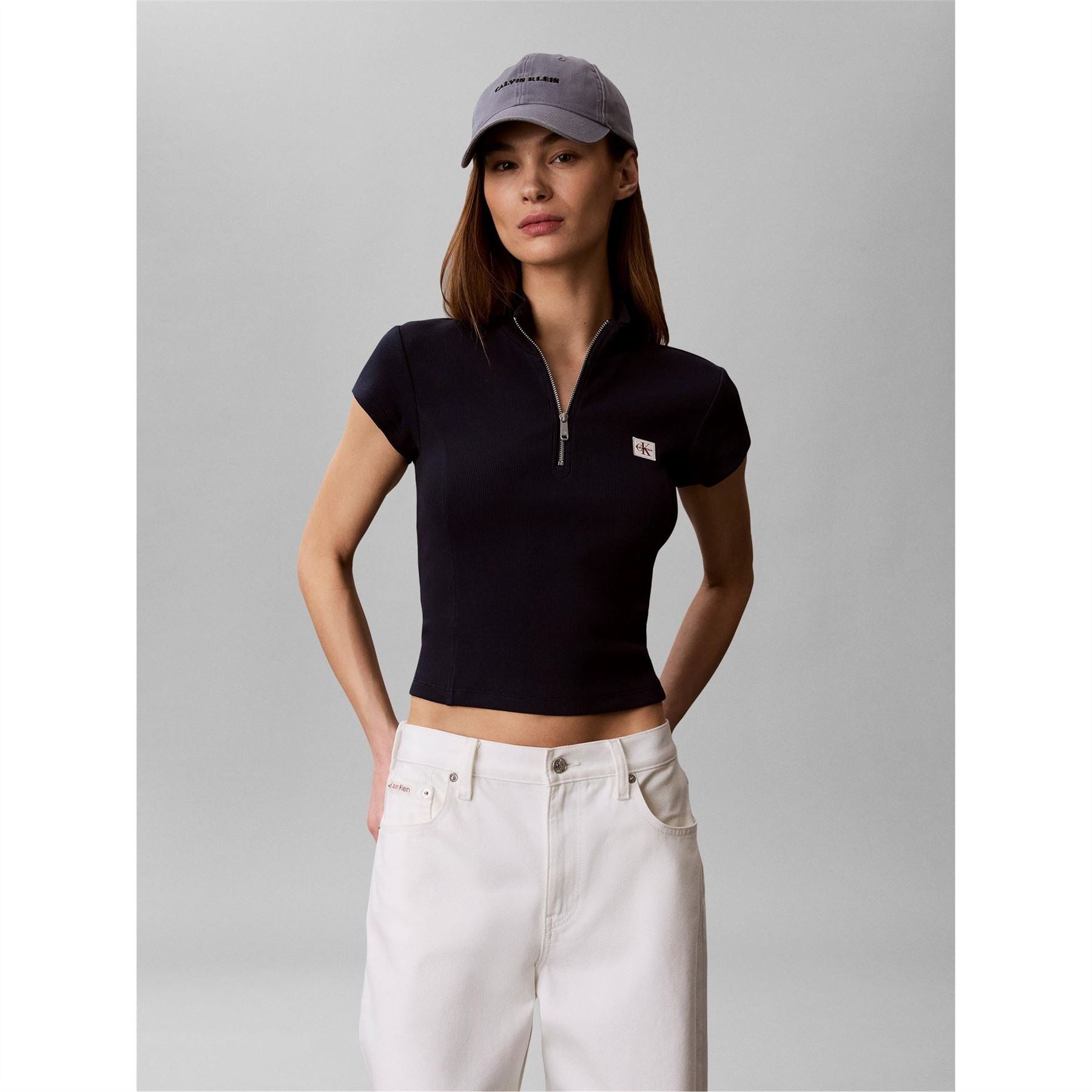 Calvin Klein Jeans Knitted Short Sleeve Polo Shirt
