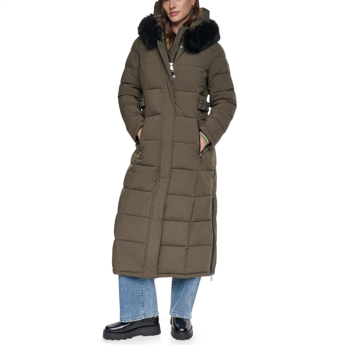 DKNY Longline Puffer Jacket