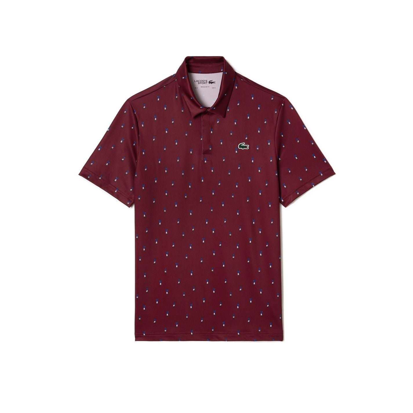 Lacoste Regular Fit Crocodile Print Polo Shirt