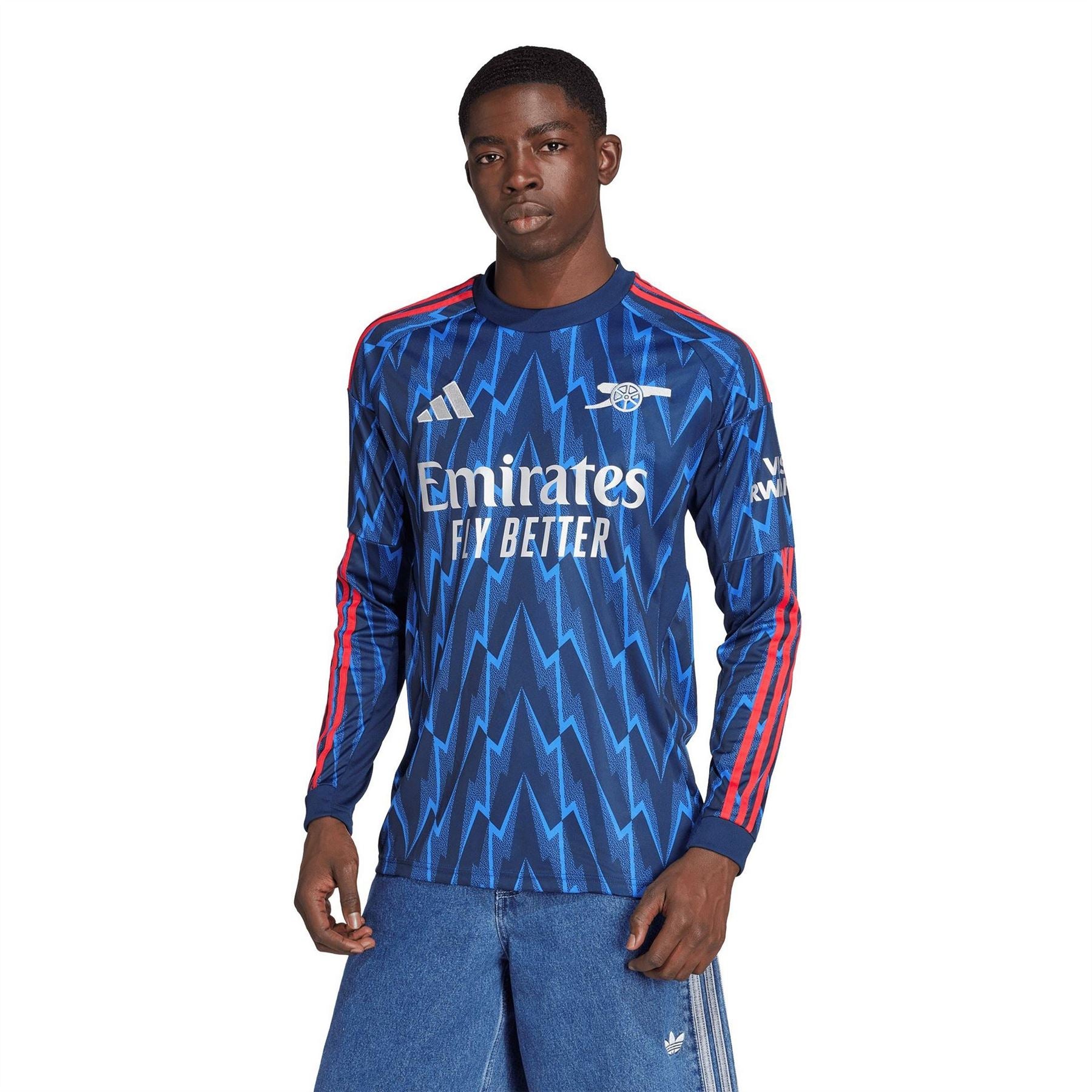 adidas Arsenal Long Sleeve Away Shirt 2025 2026 Adults