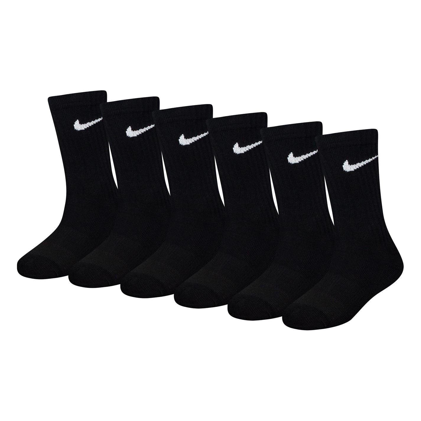Nike 6 Pack Dri Fit Crew Children's Socks