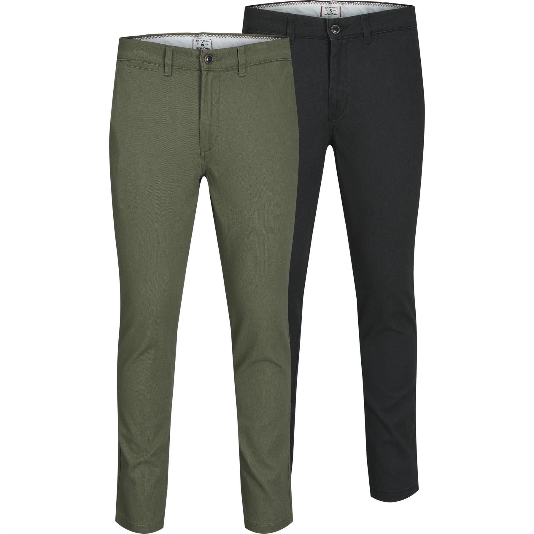 Jack and Jones Mens 2 Pack Marco Chino Trouser